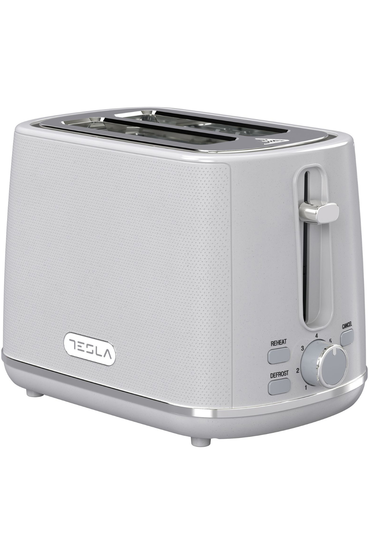TESLA-TS400GX Toaster, 930W, 2 slices, adjustable browning level, removable crumb tray 1