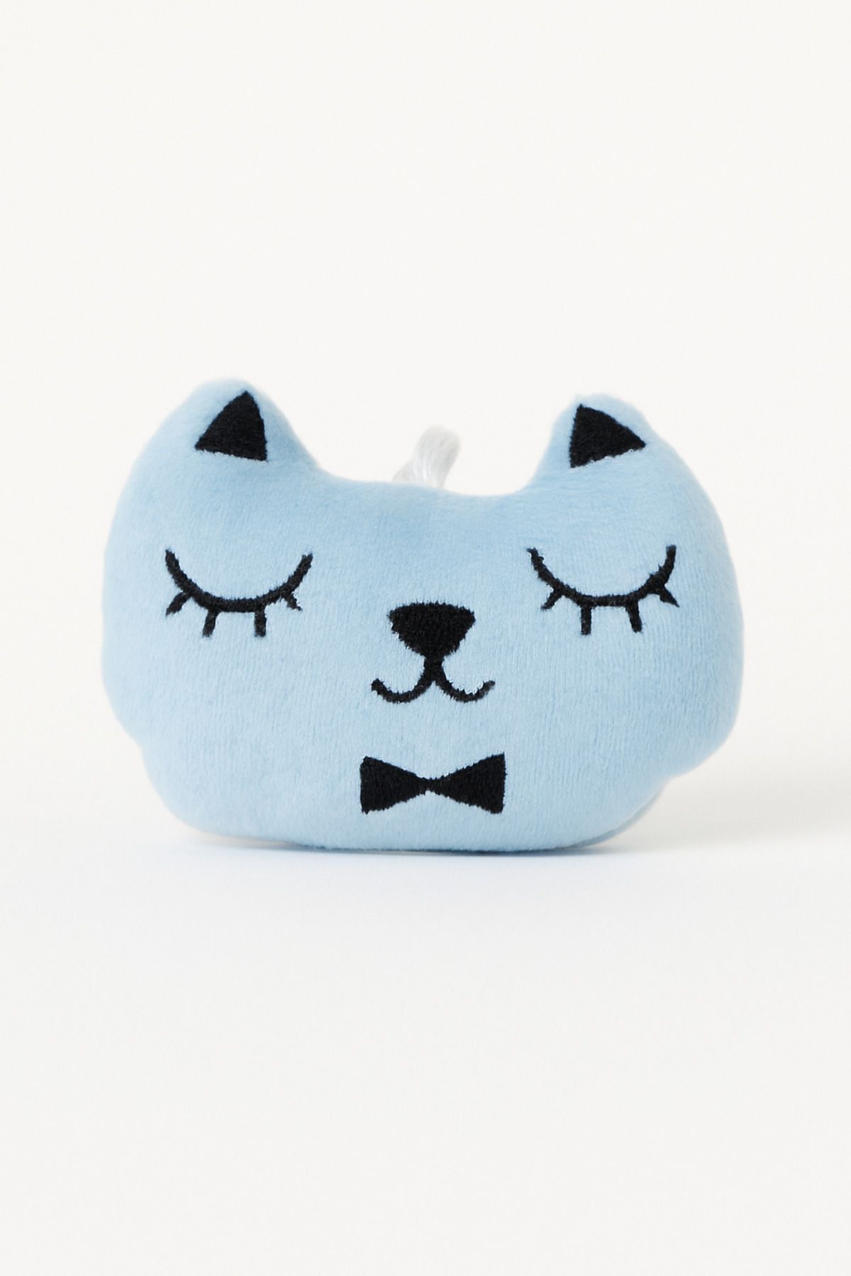 Lazy Paws-Cat Toy Interactive with Catnip and Bell, Stress Reliever, Relaxing Playmate - Blue Plush Cat 1