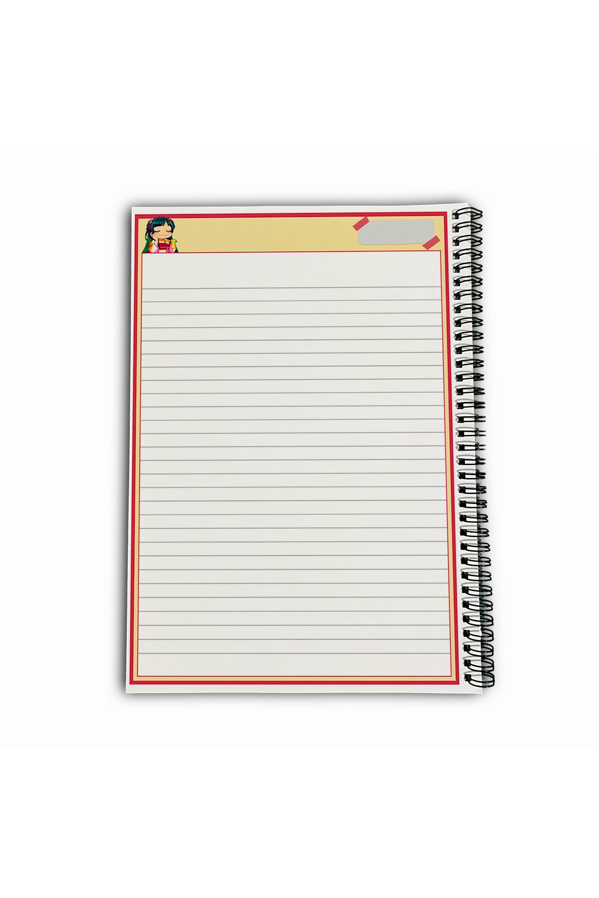 Define Moyas-The Apothecary Diaries Maomao Striped A4 School Notebook 72 Sheets 5