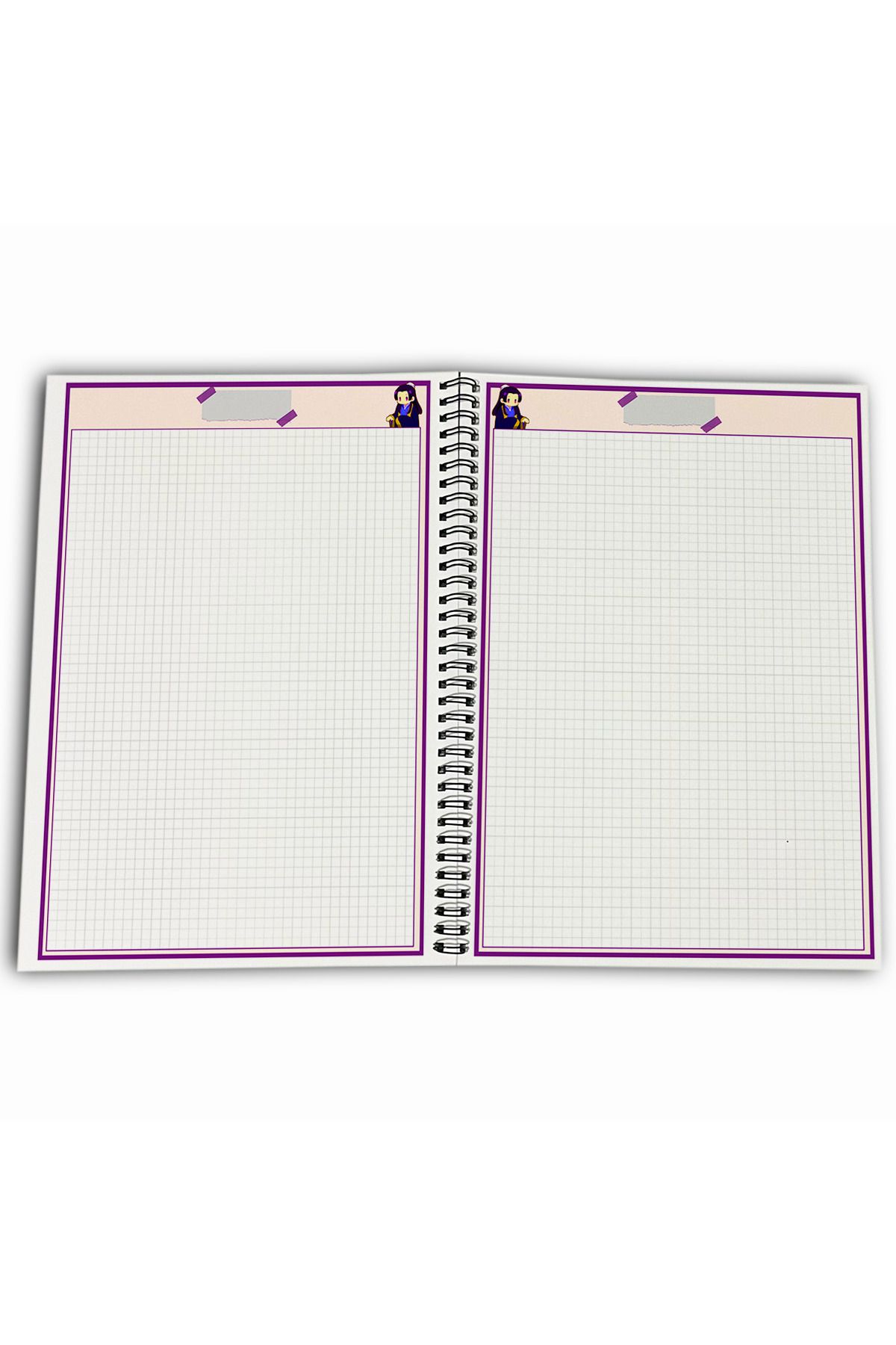 Define Moyas-The Apothecary Diaries Jinshi Checkered A4 School Notebook 72 Sheets 4
