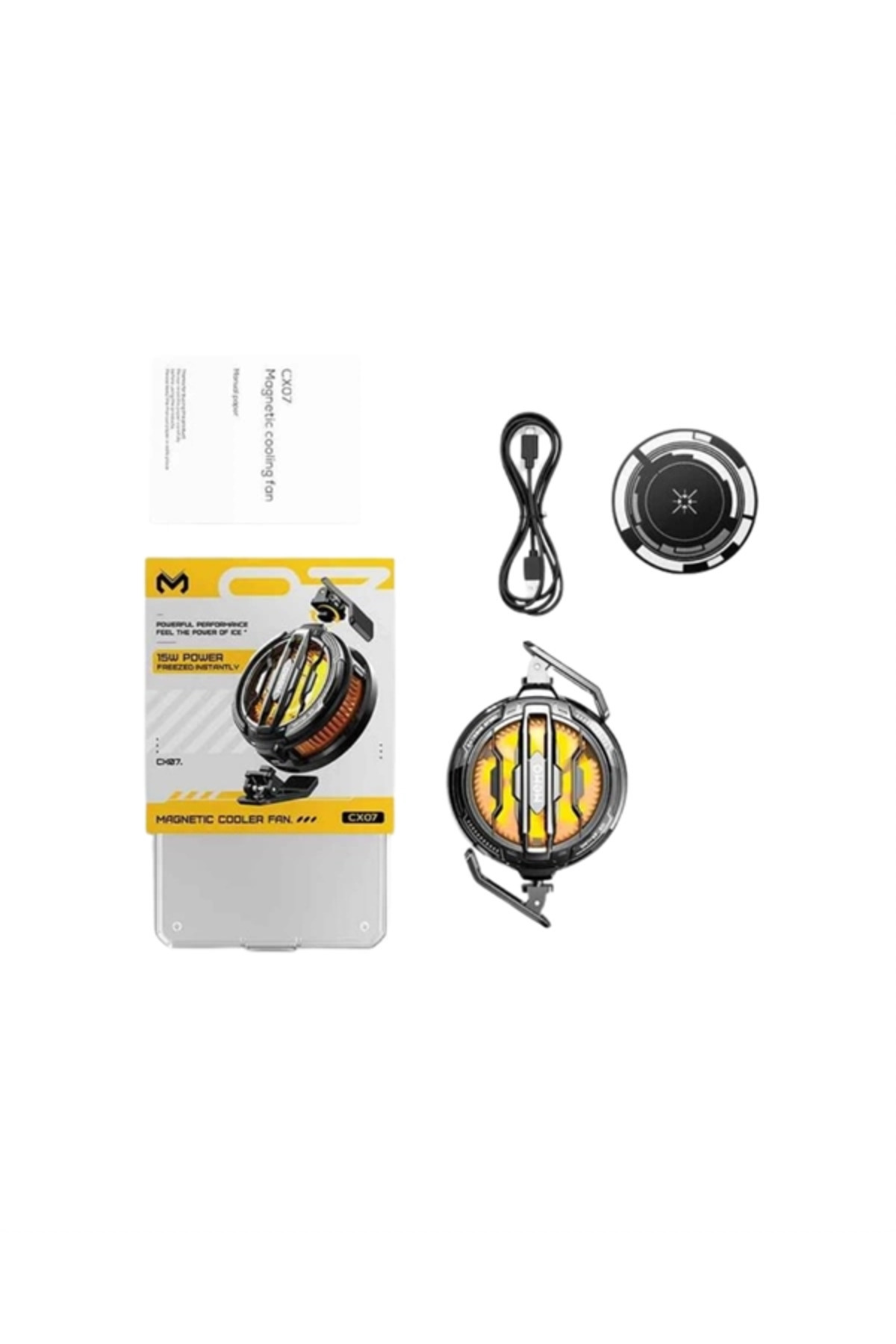 Enseb-Assembled Cooling Fan with Magnet and Apparatus |   Compatible with All Devices |   Led Indicator 4
