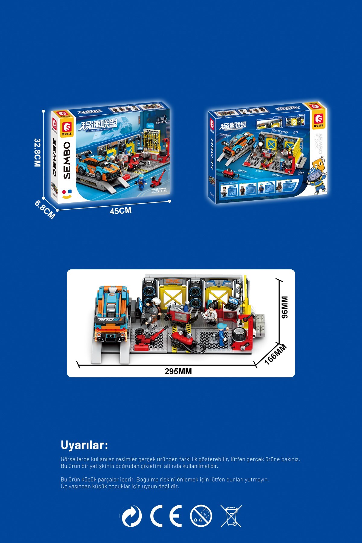 مجموعه بلوکهای ساختنی کارگاه خلاقانه پیتاستاپ، ۶۷۴ تکه