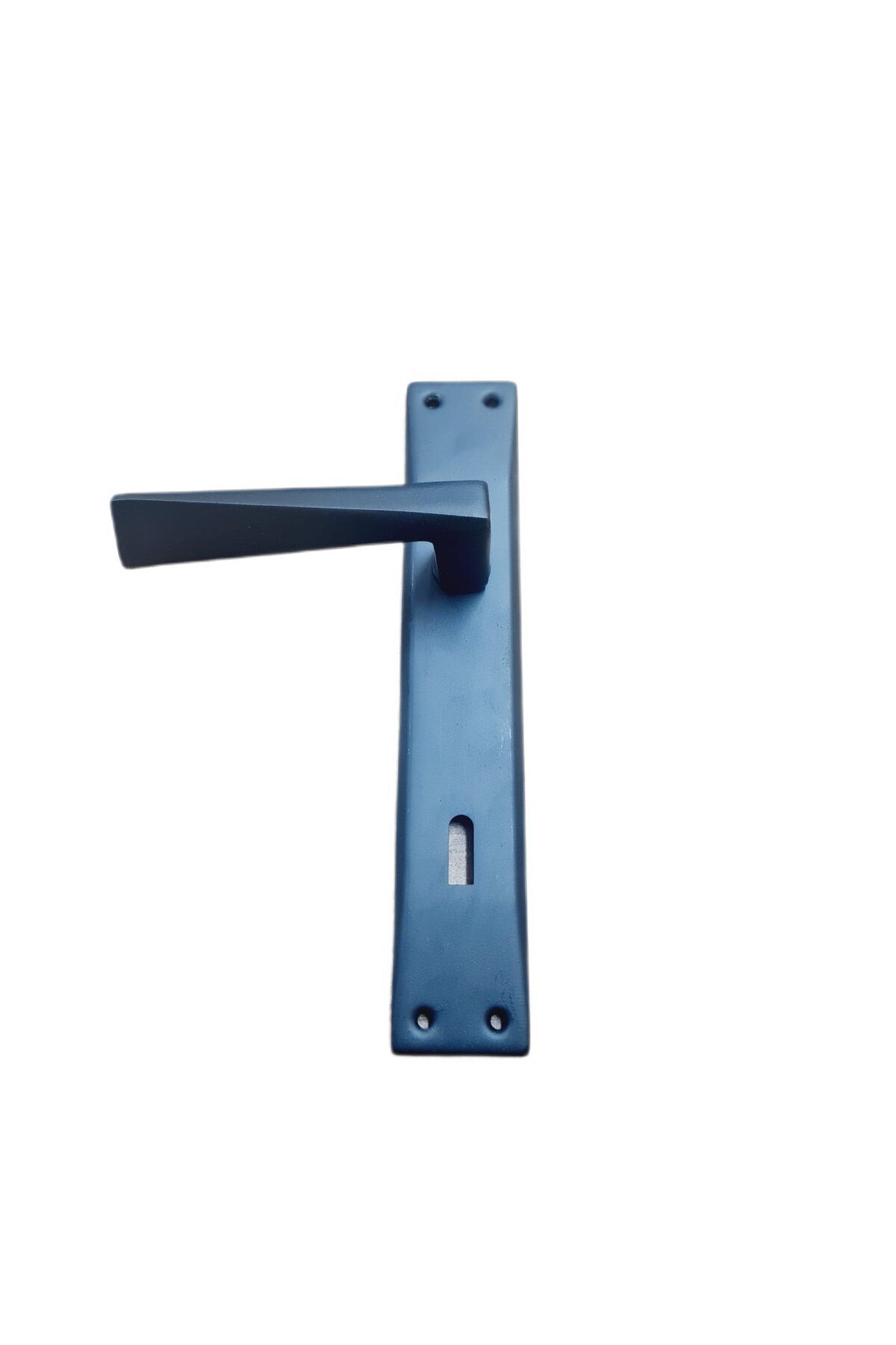 Nobel-Max Penta Mirrored Matte Black Room Door Handle – Modern and Elegant Design / 2 Sets 3