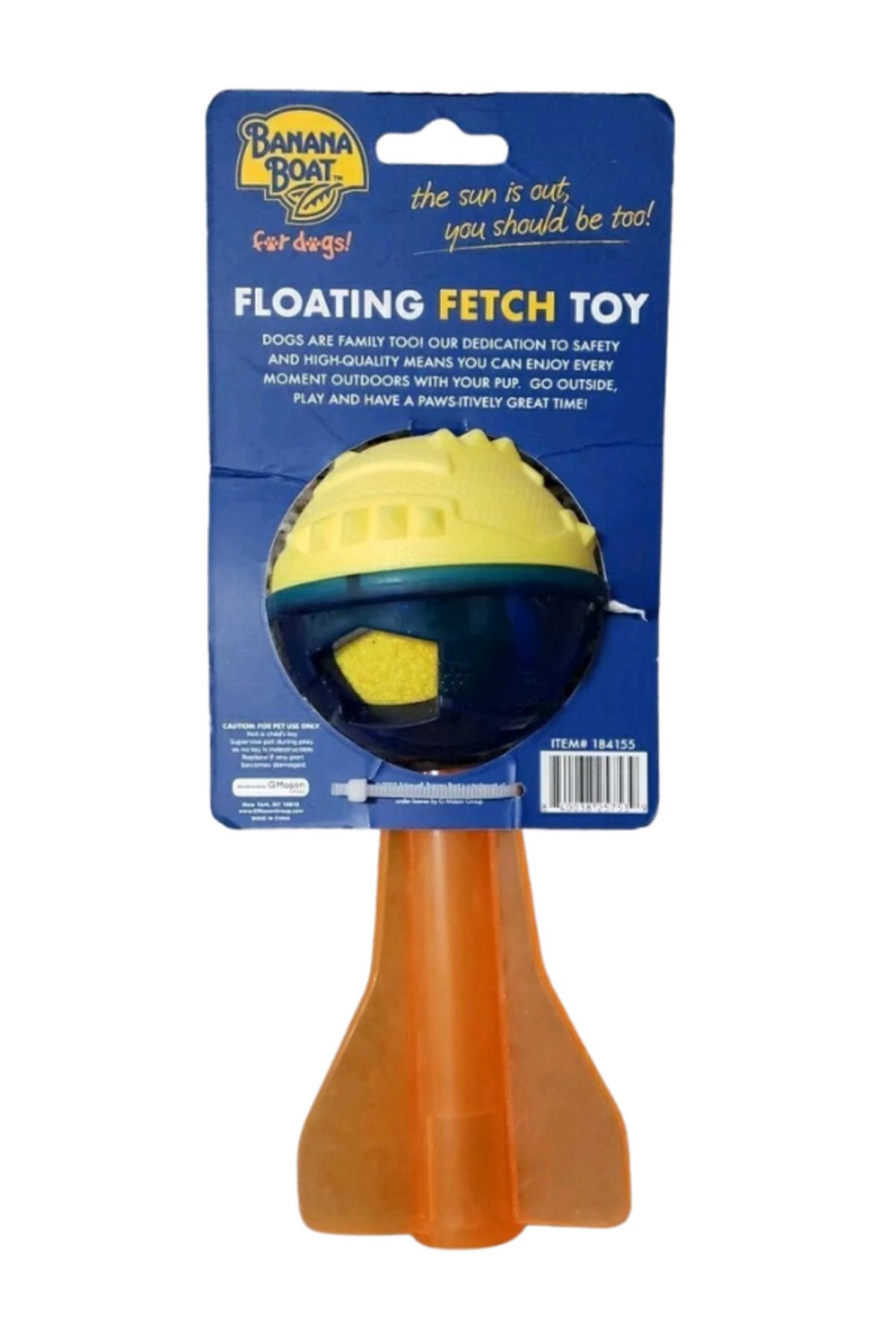 Banana Boat-for DOGS Floating Fetch Chew Toy Active Fun High Quality Rocket 2