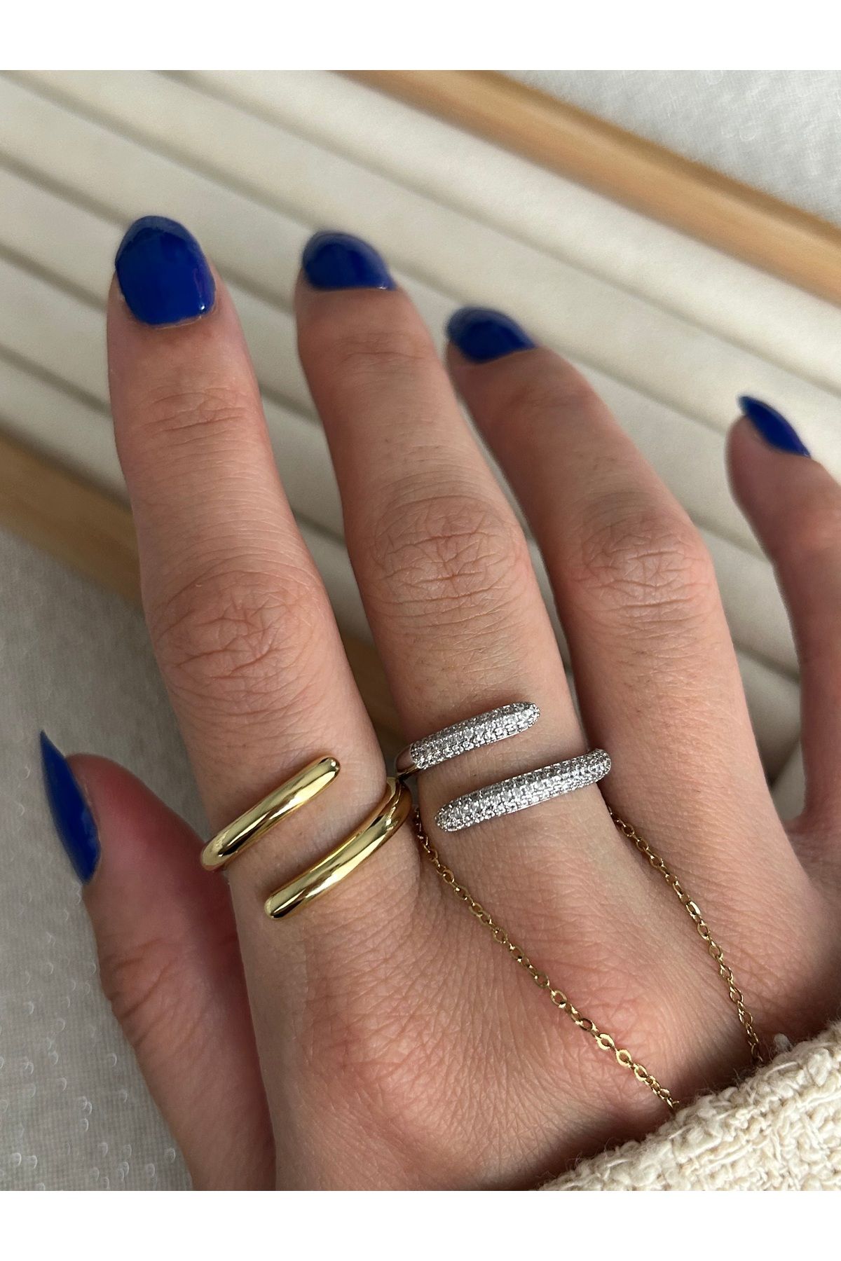 ringbox-Special Series Two Color Nested 2 Ring 2