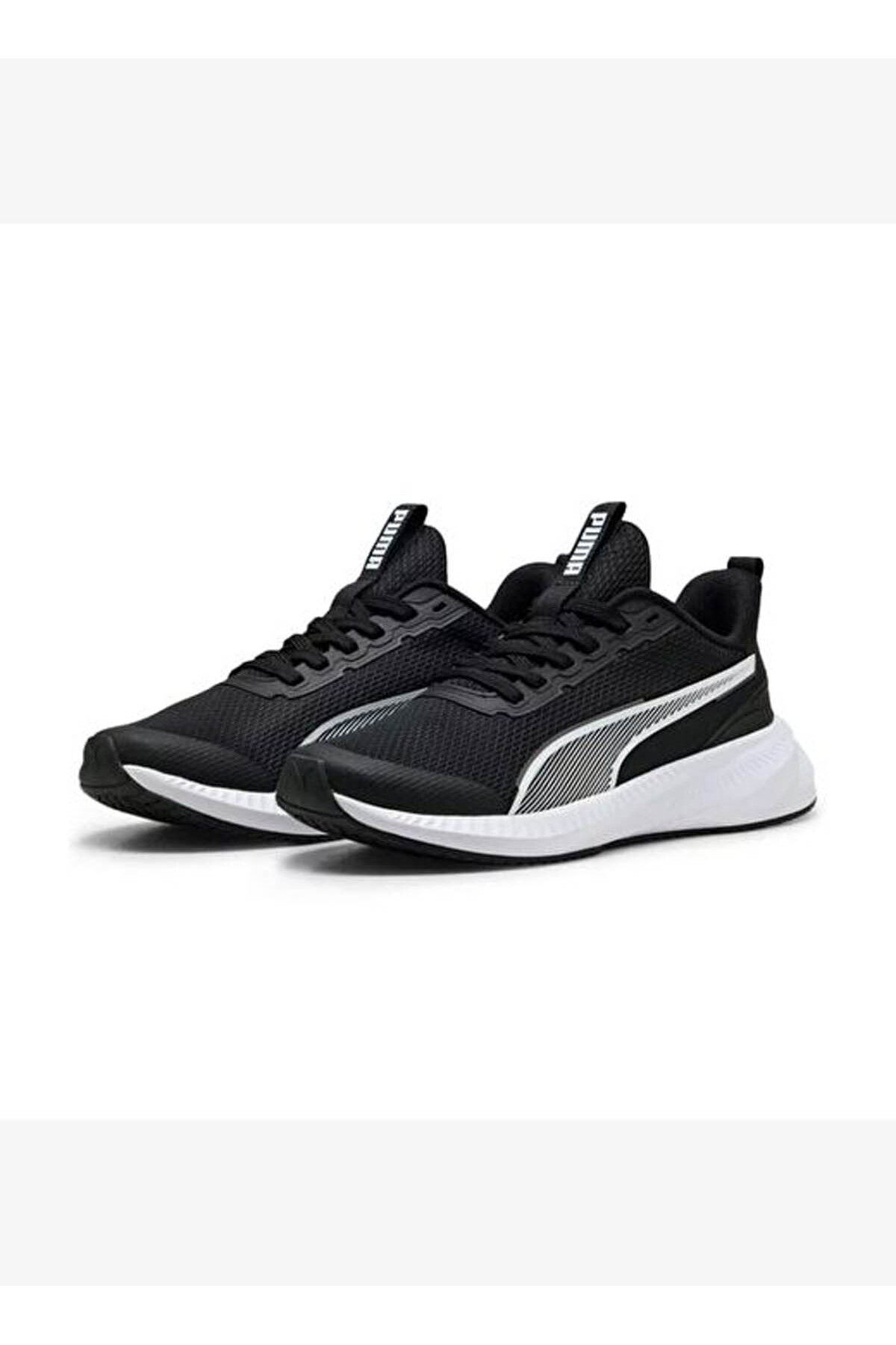 Puma  Flyer Lite 3 Jr Siyah - Beyaz Unisex Çocuk Sneaker 401526-01 - Görsel 3