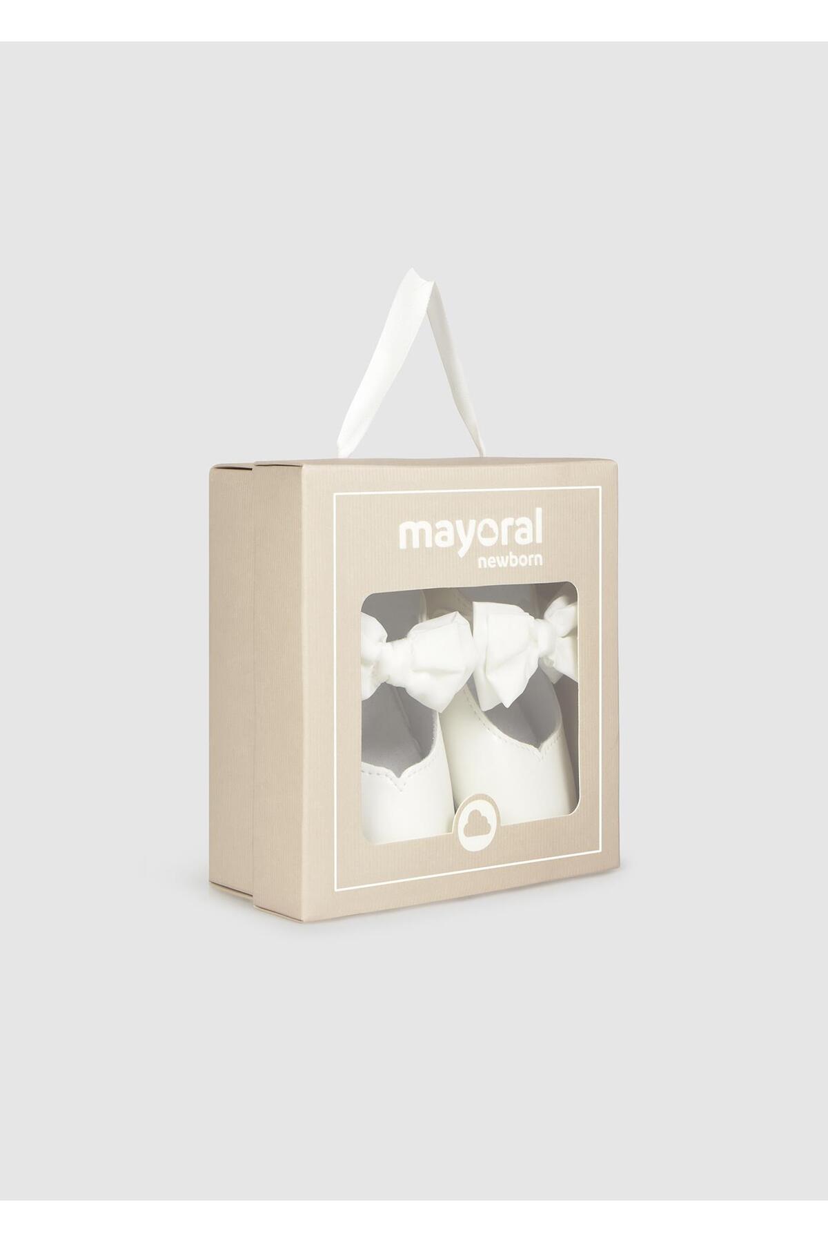 Mayoral Newborn Kız Bebek Patik Ayakkabı Krem fotoğrafı 4 (önizleme)