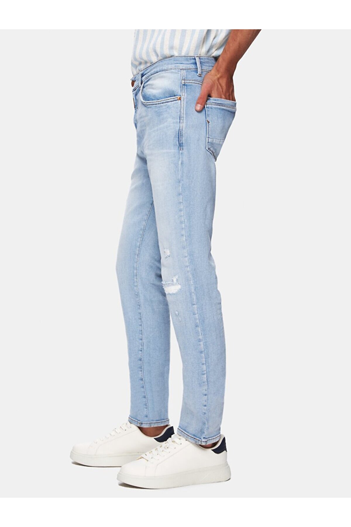 Ltb  New Sawyer Y Dar Paça Orta Bel Jean Pantolon - Görsel 4