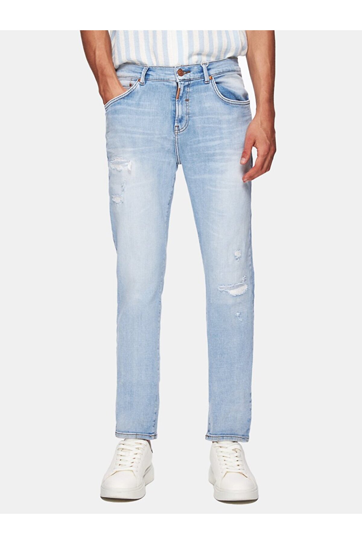 Ltb  New Sawyer Y Dar Paça Orta Bel Jean Pantolon - Görsel 2