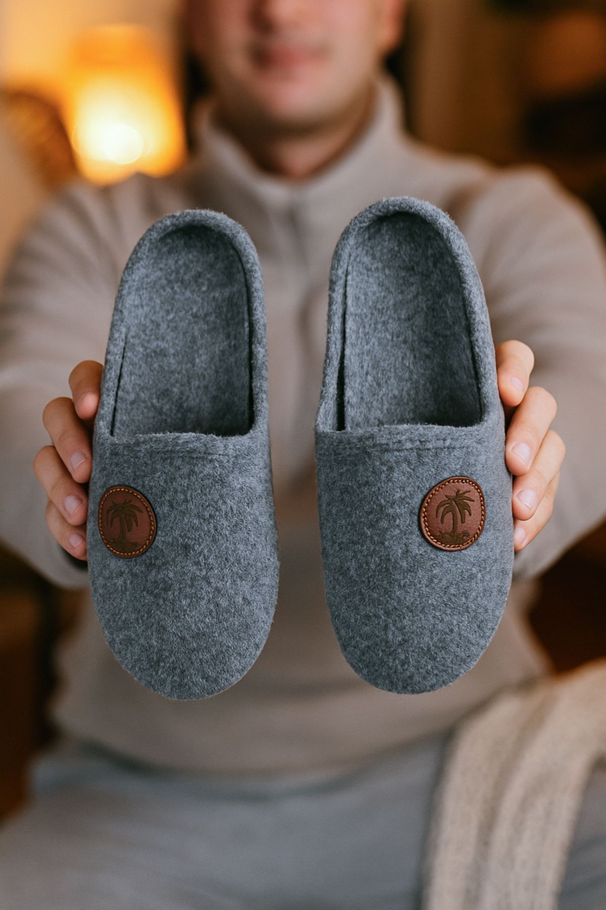 StWenn-Gezer Men's Indoor Slippers Lightweight Comfortable Non-Slip No Sound Sole Guest Dowry Bundle Slippers 3