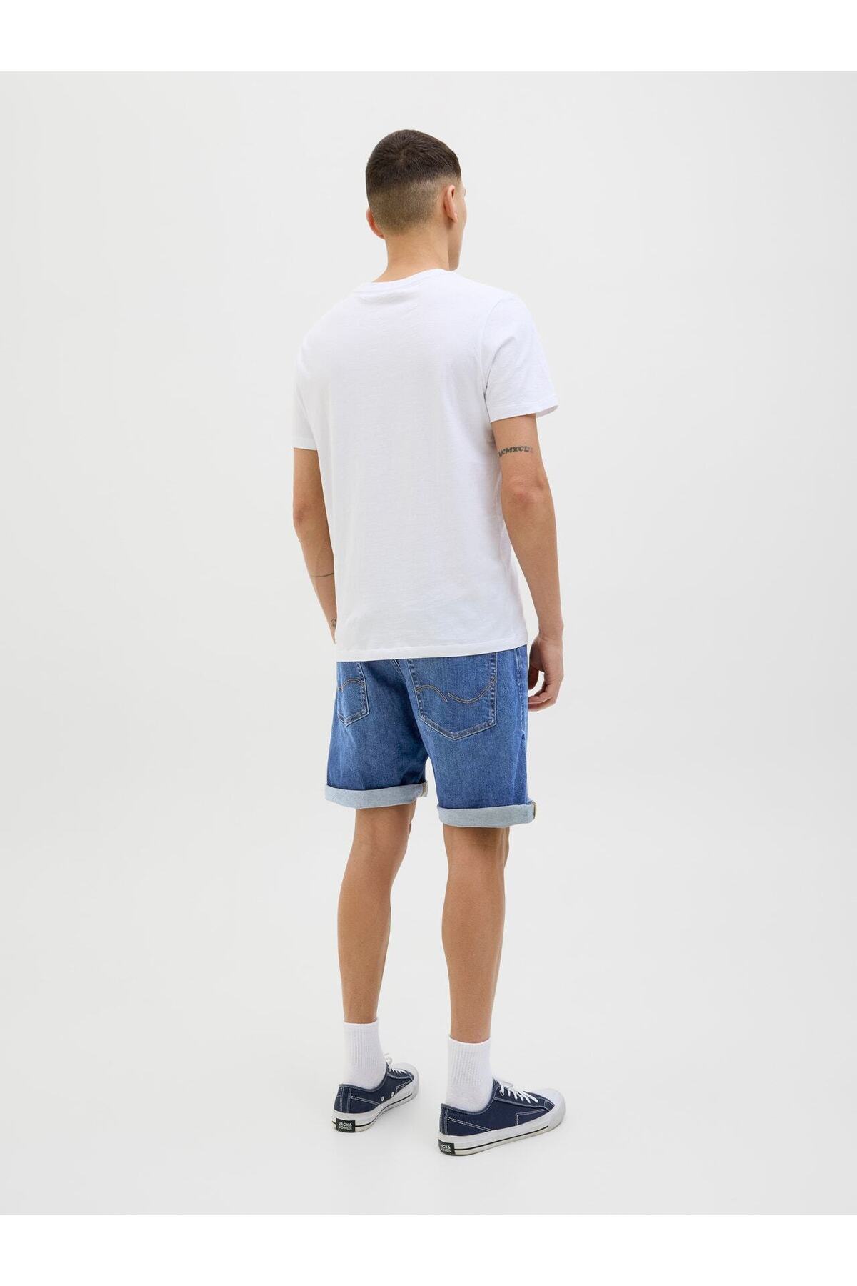 شلوارک مردانه راسته فاق نرمال | جک اند جونز Jack & Jones 12269612 - تصویر 2