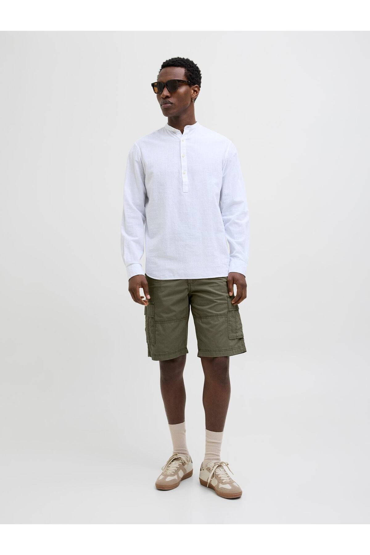 Jack & Jones  JPSTCOLE MATEO CARGO SHORT MID SN - Görsel 3