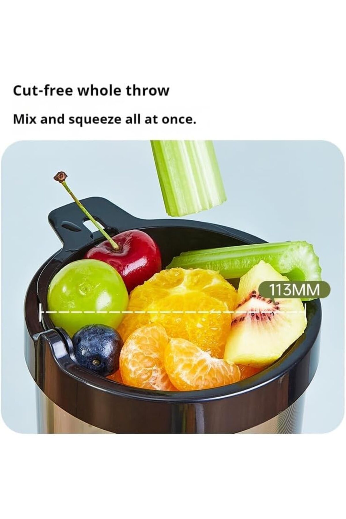SUKILO-High Performance Electric Juicer for Fruits and Vegetables | 200 Watts with Large 3.55 inch C 7