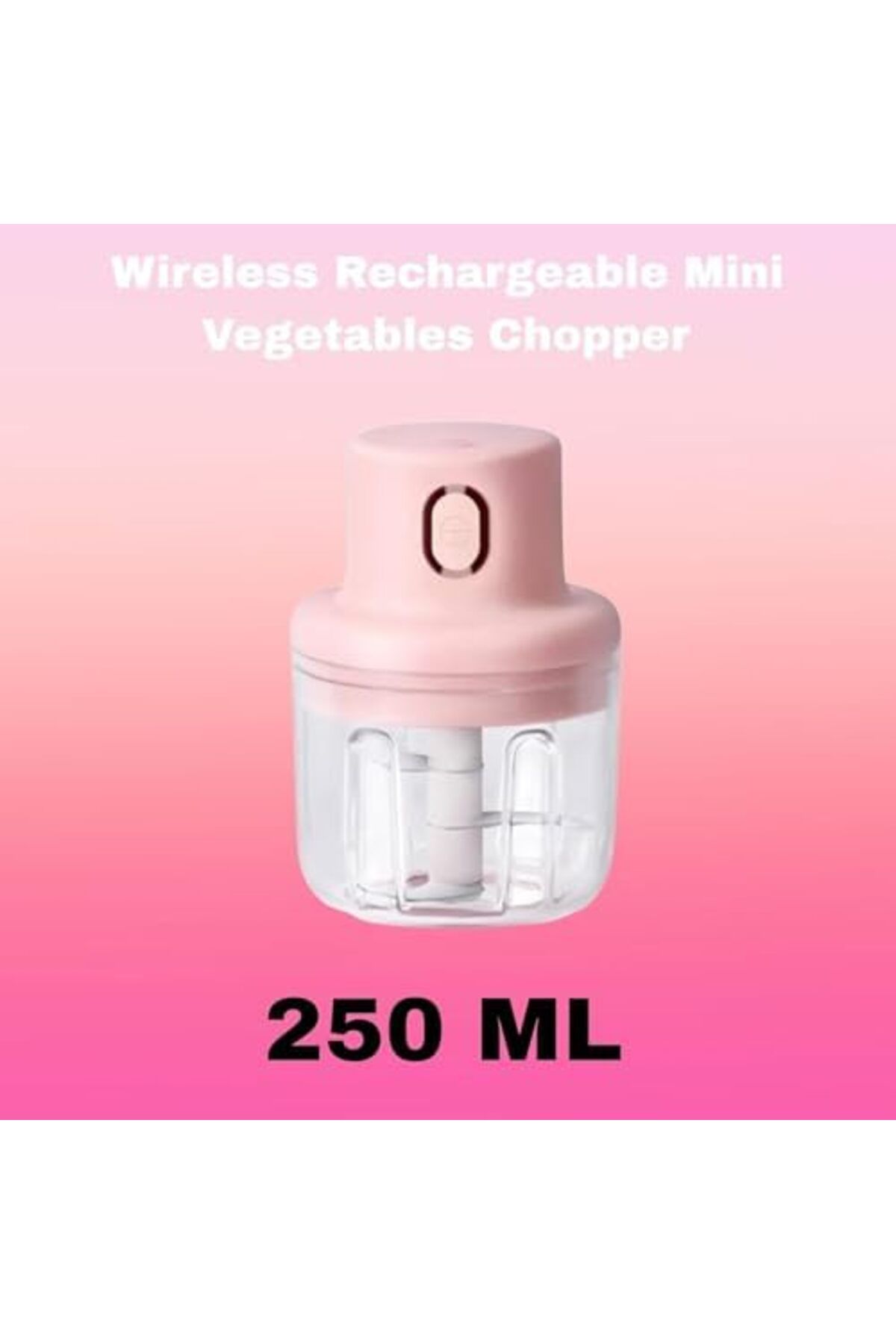 SUKILO-Wireless Rechargeable Mini USB Electric Hand Chopper – 250ML Food Processor with Unbreakabl 8