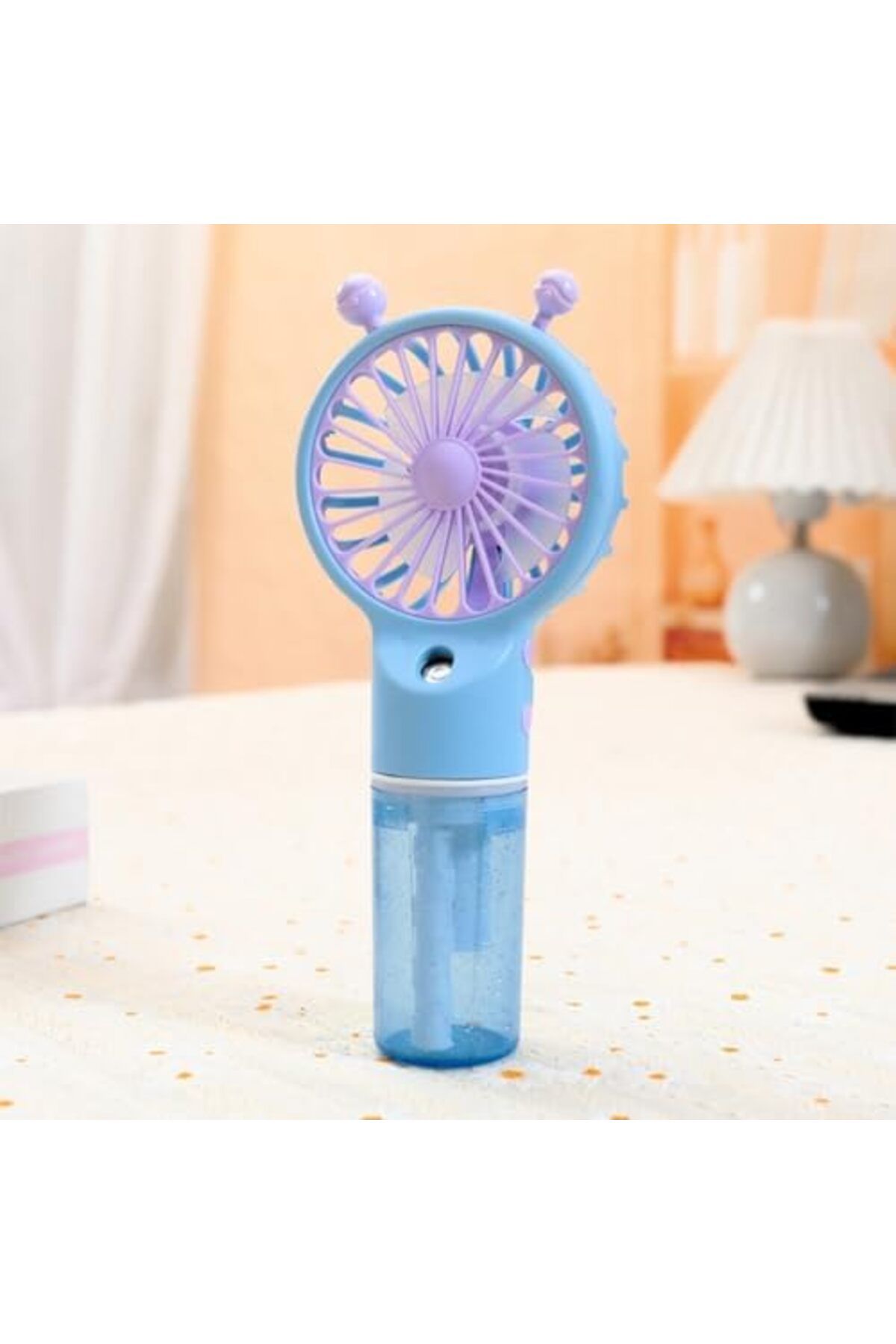 SUKILO-Portable Handheld Fan with USB Rechargeable Cooling Spray, Dual Function Mini Mist Fan for Ou 2