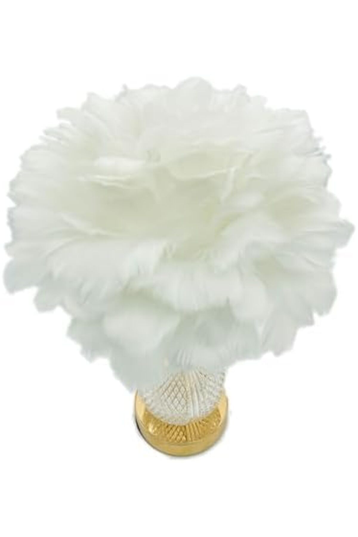 SUKILO-Modern Feather LED Bedside Lamp – Shade Dimmable Night Table Lamp - Soft Glow Dandelion Nig 6