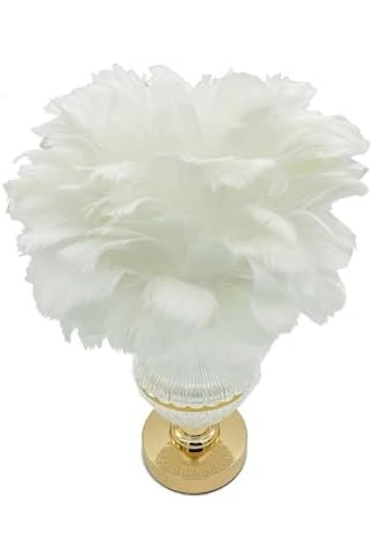 SUKILO-Modern Feather LED Bedside Lamp – Shade Dimmable Night Table Lamp -Soft Glow Dandelion Nigh 6