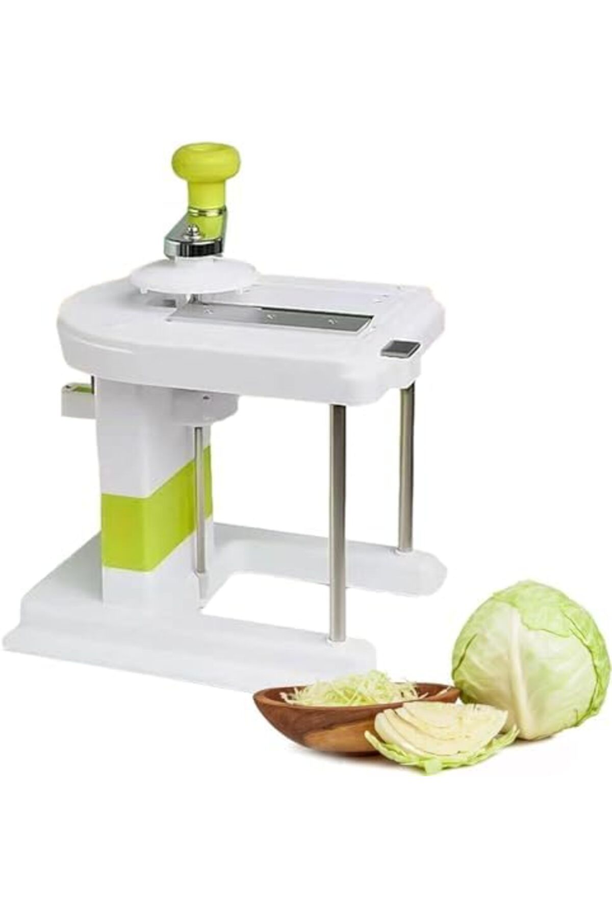 SUKILO-Manual Cabbage Cutter Vegetable Slicer Hand Crank Lettuce Chopper Durable PP Material Non-Sli 3