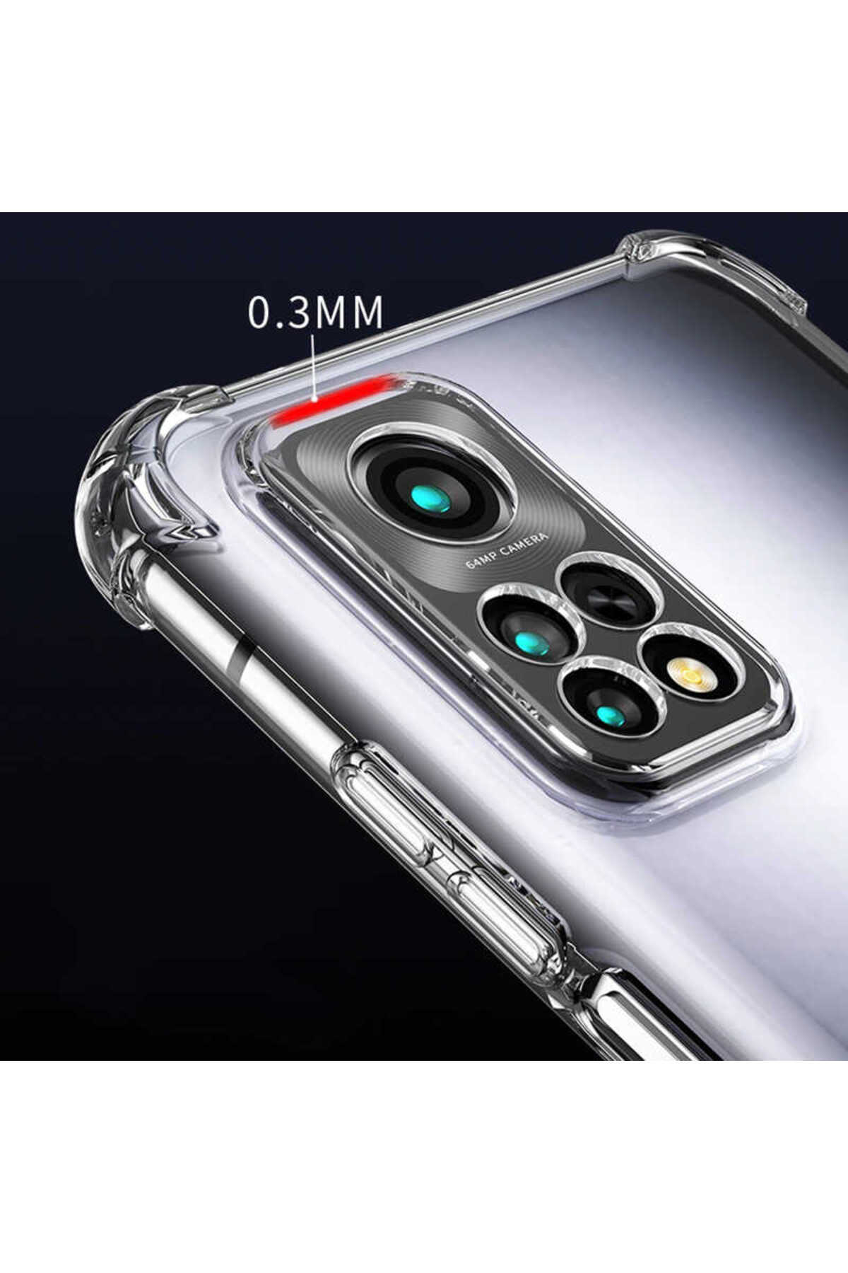 VELMORA-Redmi Note 11 Pro 5g Case Vlmr Camera Protected Nitro Anti Shock Silicone - Colorless 8