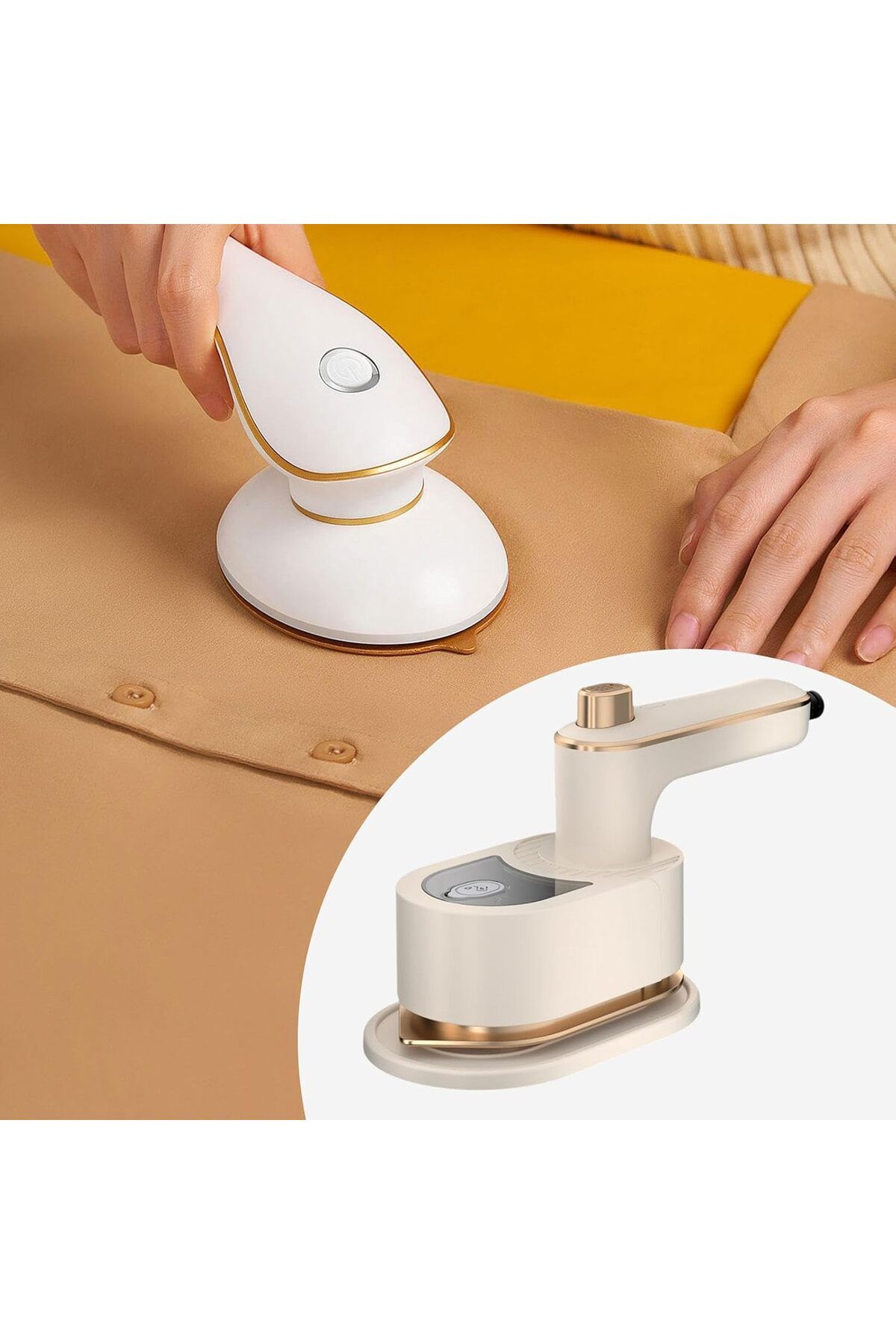 SUKILO-Handheld Steam Iron by - Portable Travel Steamer with Foldable Handle, 40W Fast Heating 3