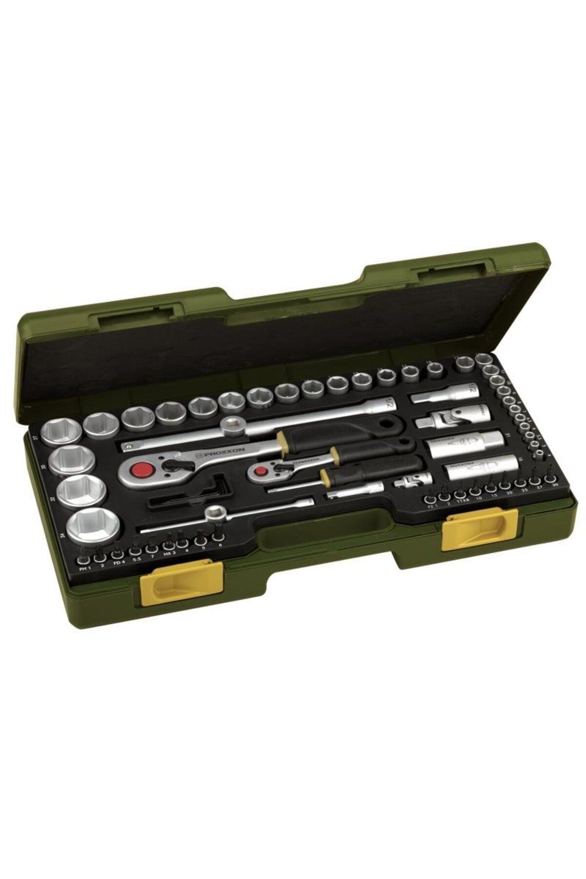 Proxxon-Complete socket set, 23286, 1/4" and 1/2", 65 pieces 3