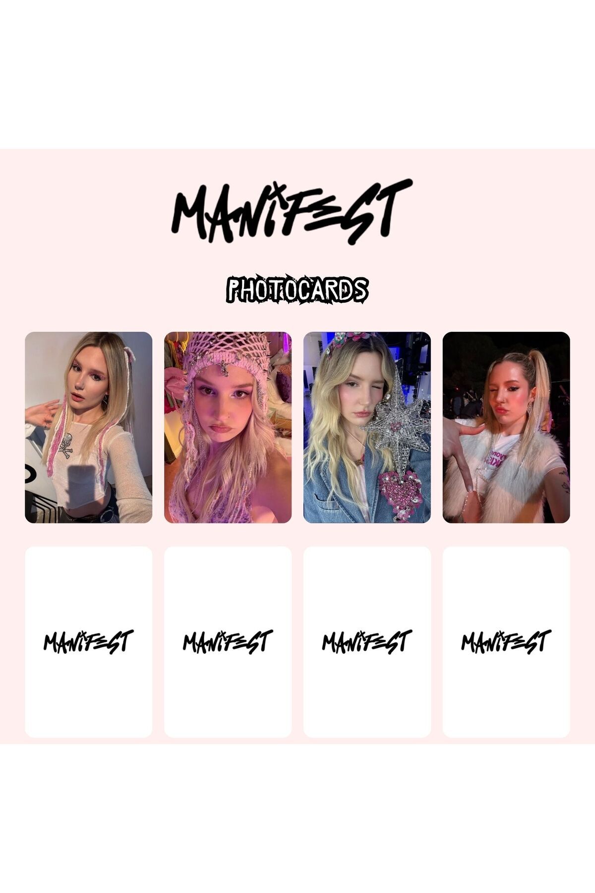 Kpop Dünyasi MANIFEST '' Lidya '' Photocards Set