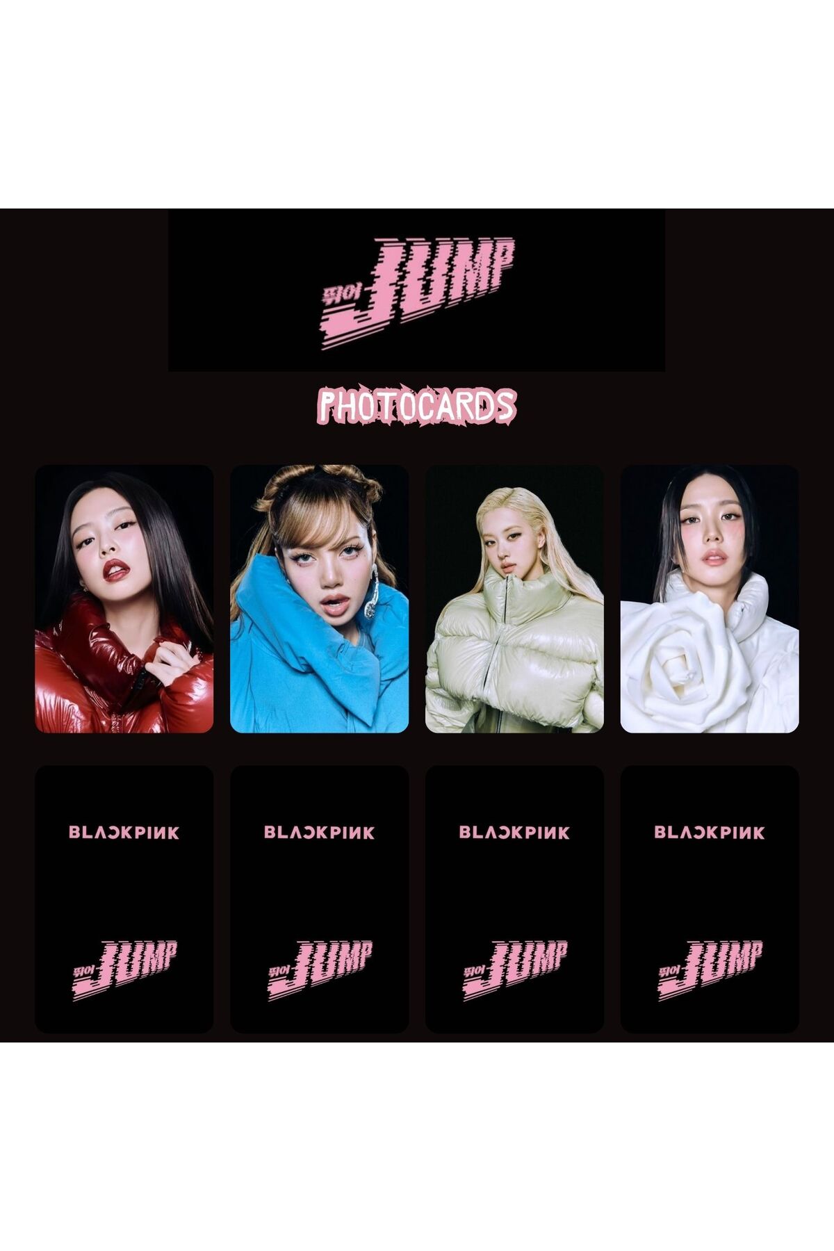 Kpop Dünyasi BLACKPINK '' Jump '' Photocards Set 2 - Fiyatı, Yorumları