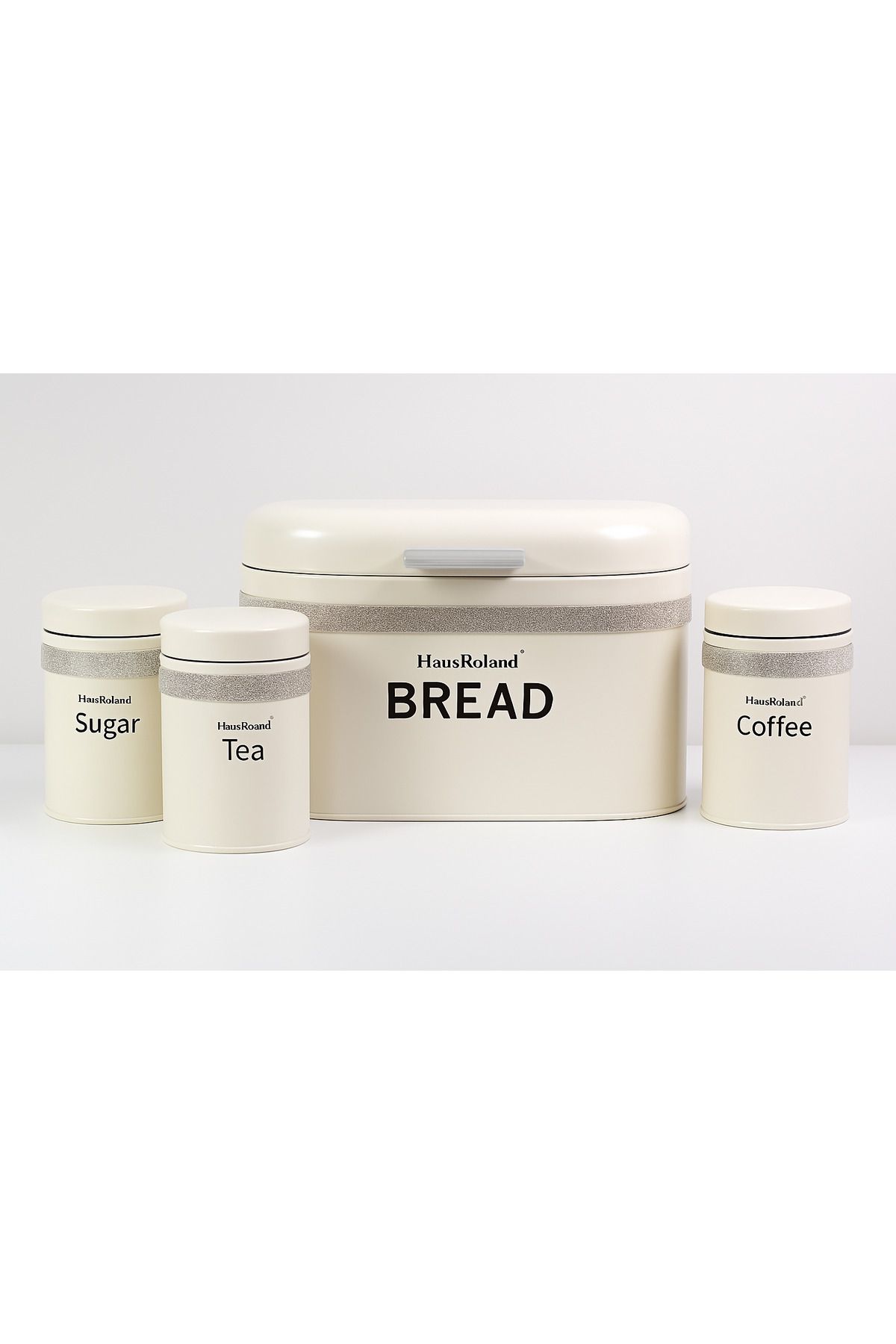Generic-Tea and coffee storage jars with a lid for storing bread 6