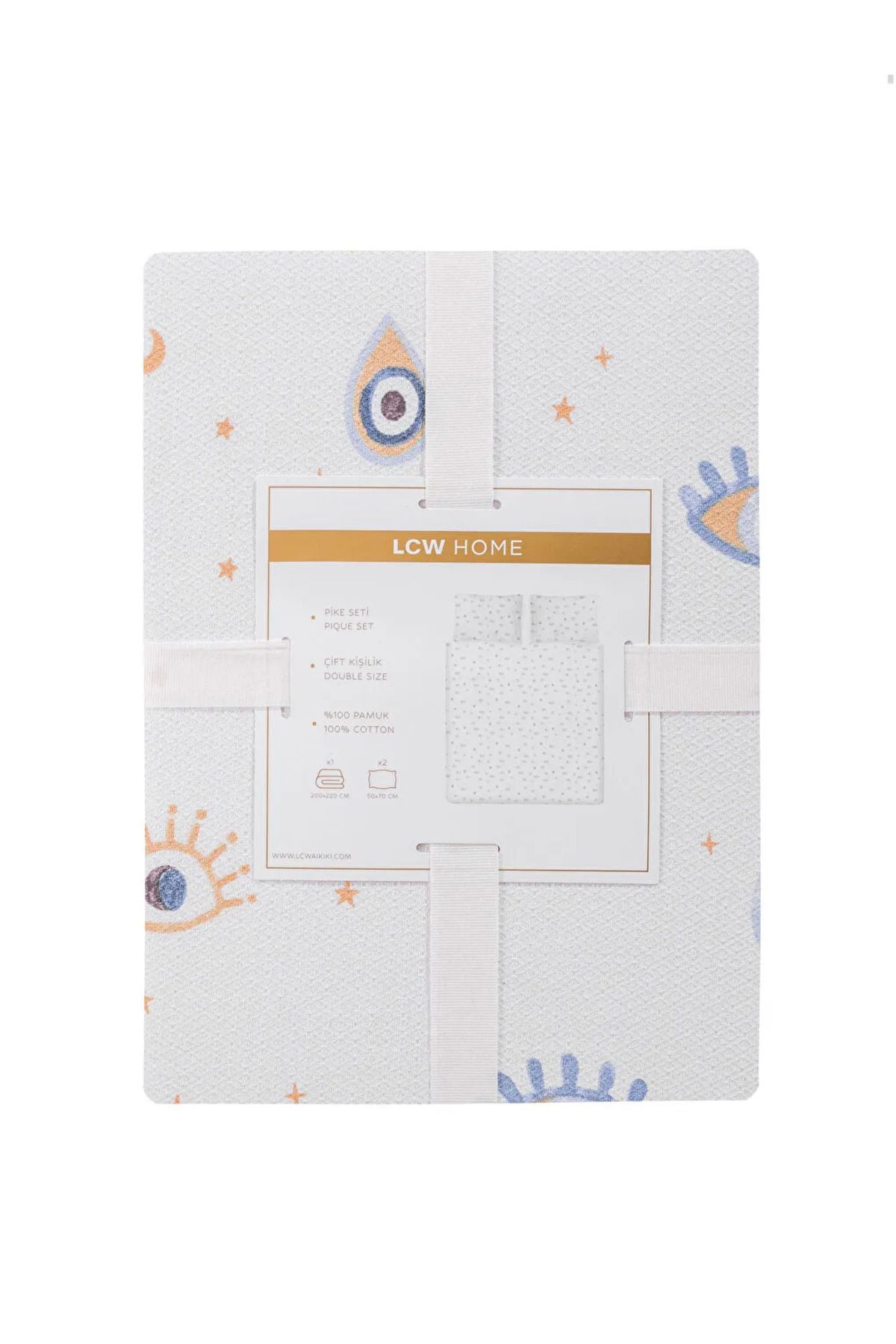 LC Waikiki-Lcw Home Mixed Eye Printed Double Pique Set 7