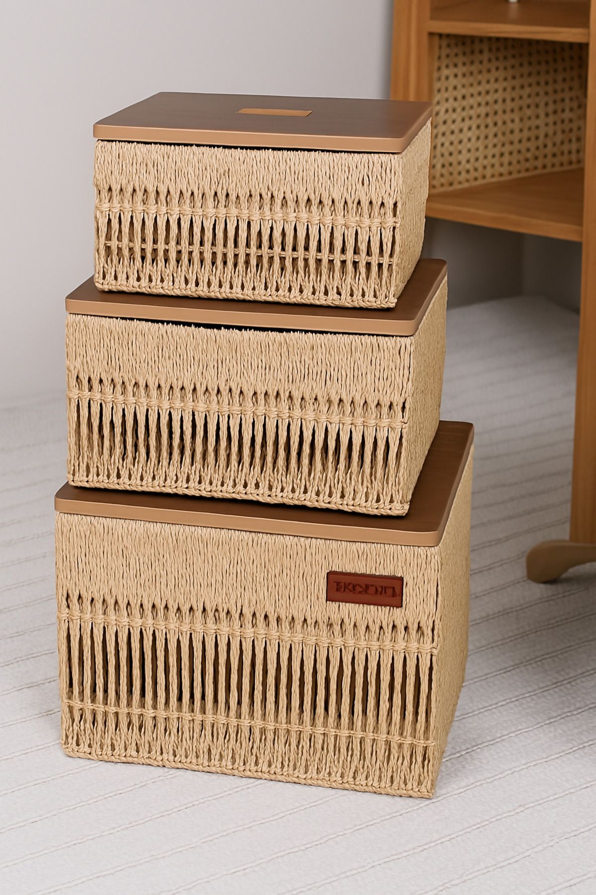 Generic-Multi-purpose storage basket set 3