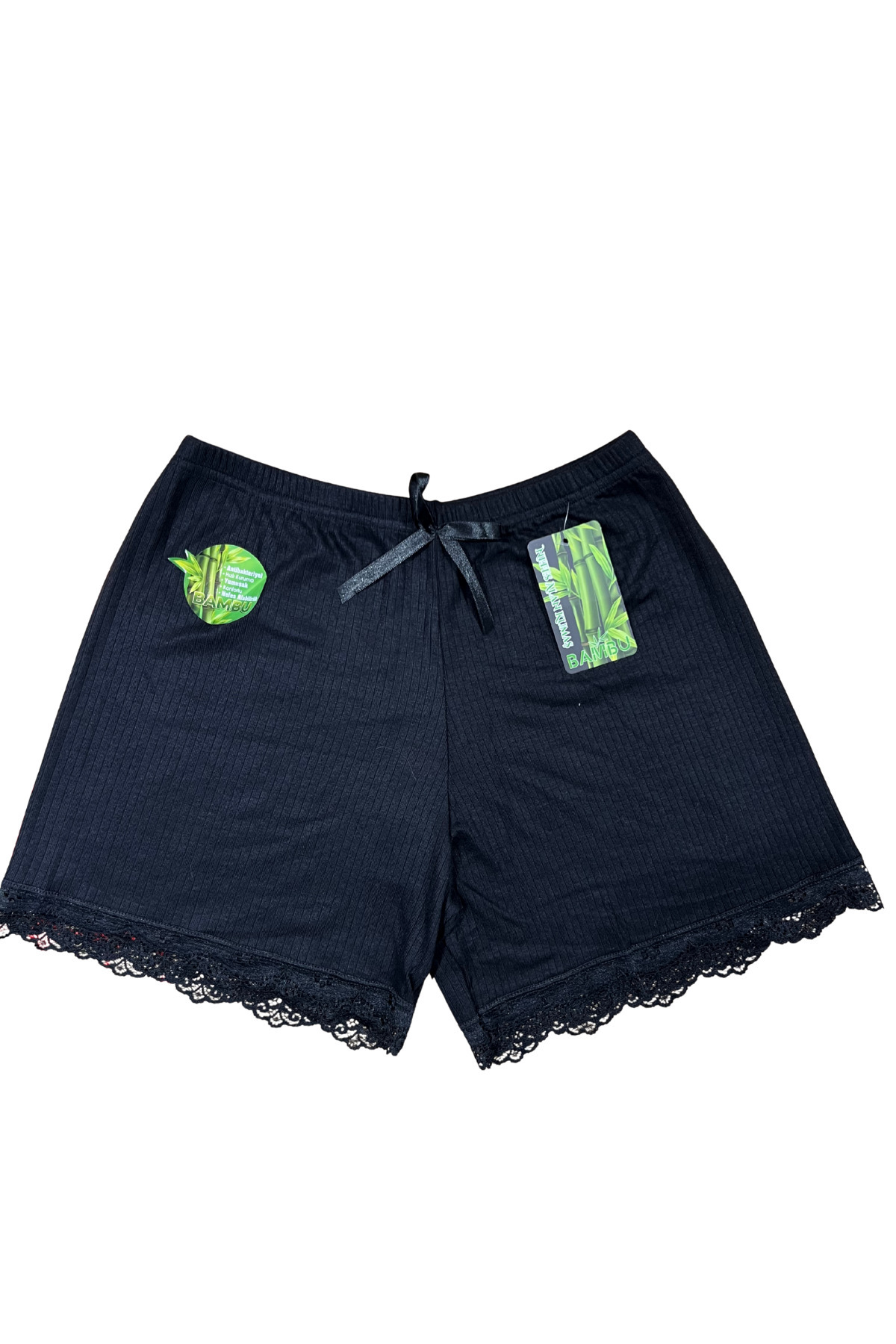 BUTİK1AVM Kadın Pijama Altı %100 BAMBU Şort Boxer Ultra Esnek Rahat Nefes Alan Kumaş