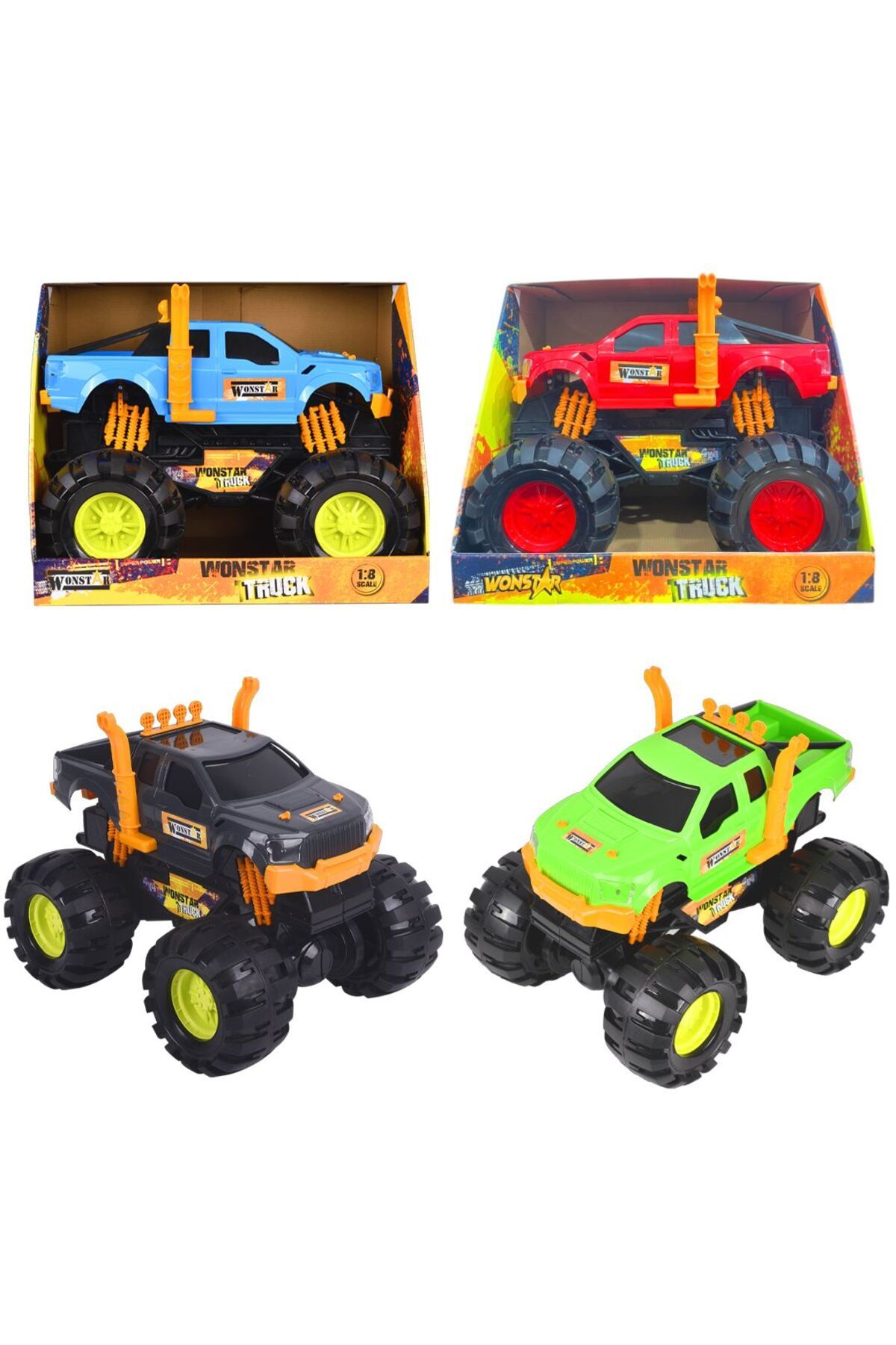 Banadabak TOYS ARAZİ ARACI 4128 WONSTAR TRUCK OFFROAD 1:8 3+