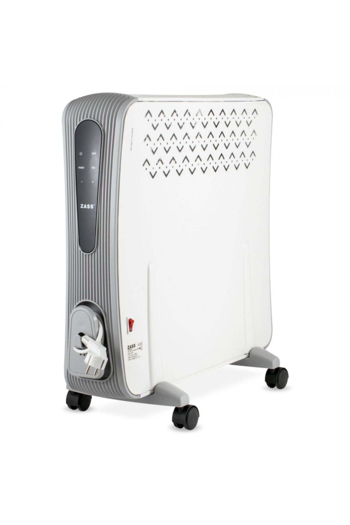 Zass-Electric radiator with convection heating ZCR 02, power 2000W, 3 levels, remote control - NEW 1