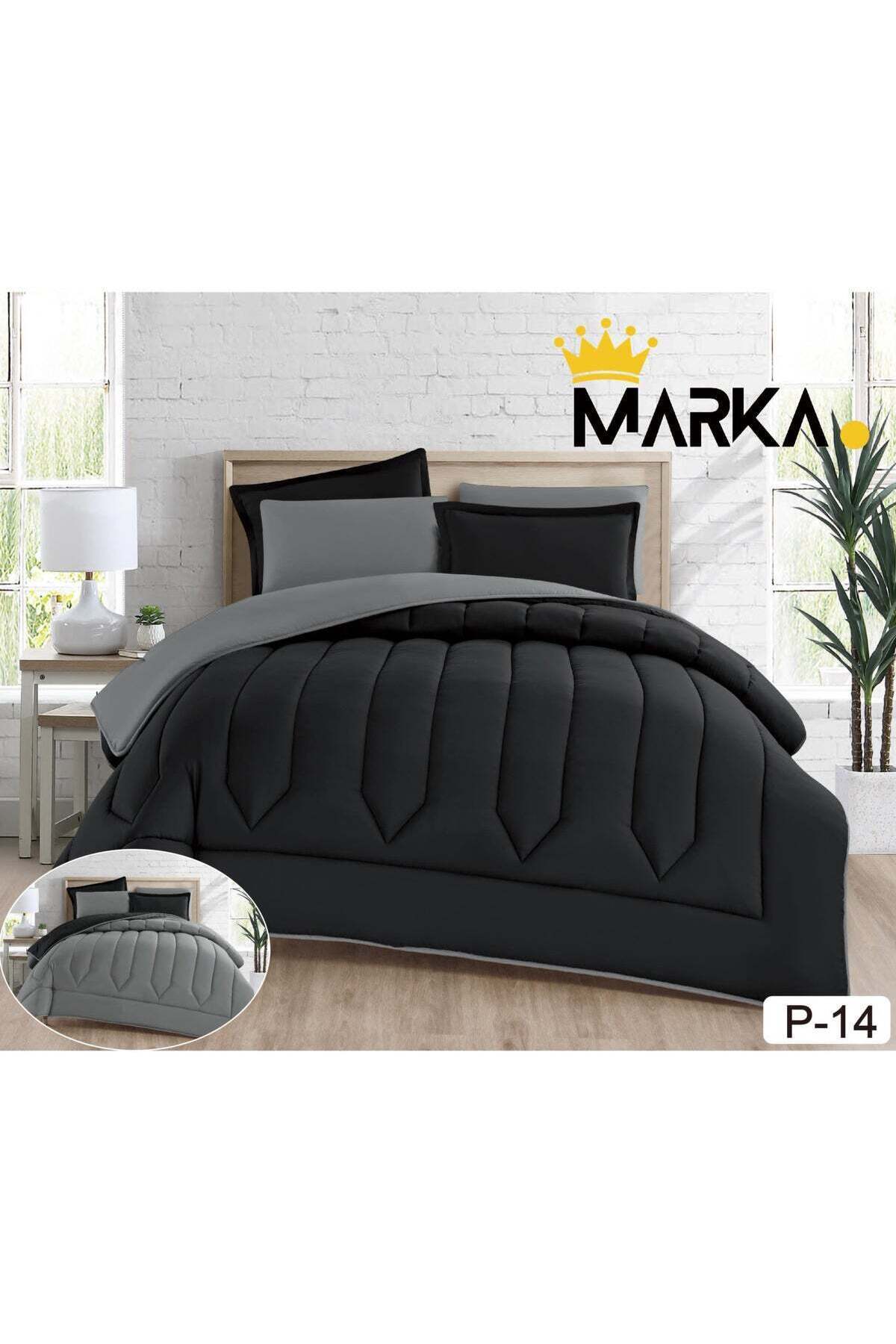 Marka-Hotel-Style Double-Size Reversible Comforter Set 1