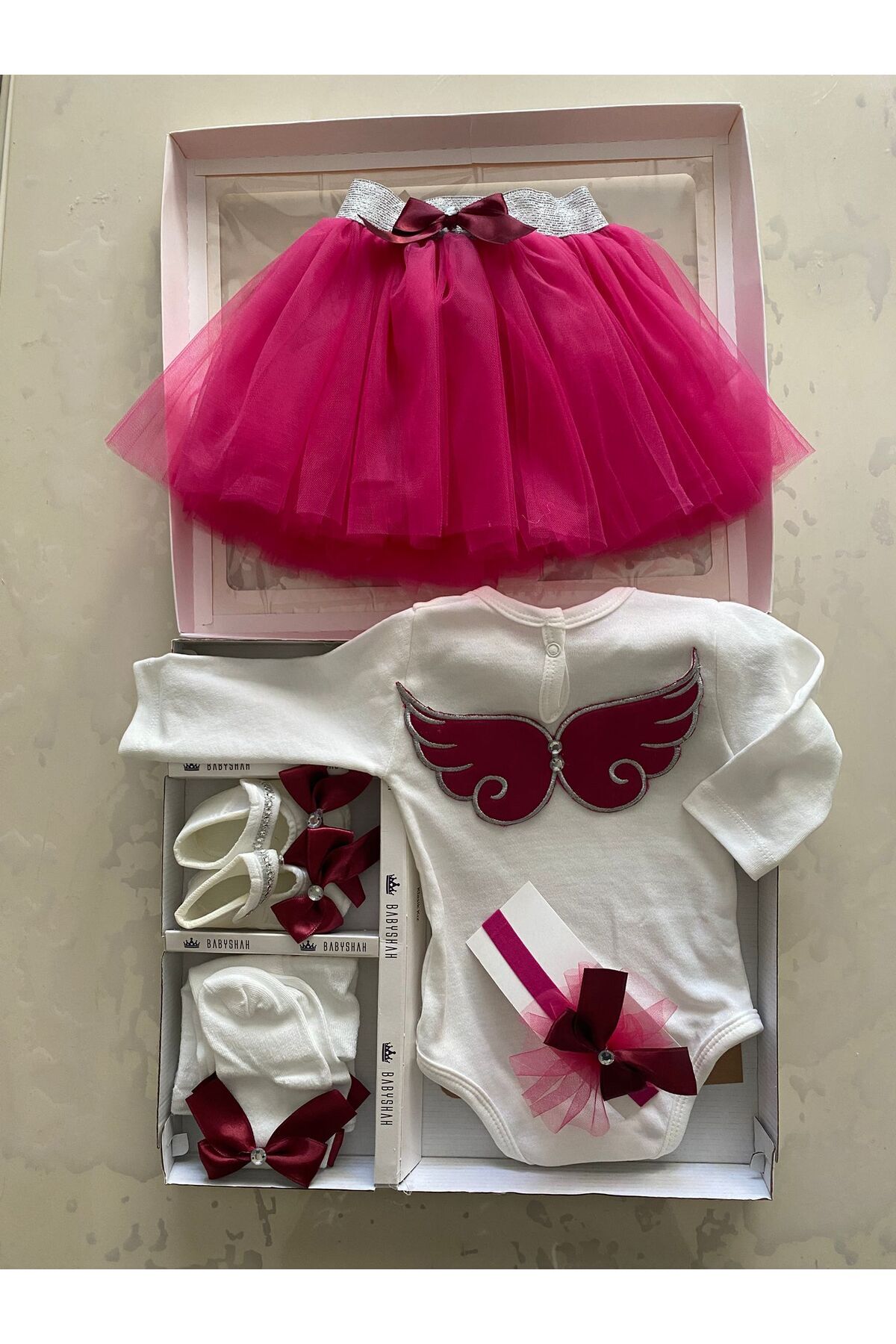 Hayamed Özel Günler İçin Kız Bebek Mevlüt Elbisesi Hediyelik Bebek Giyim fotoğrafı 2 (önizleme)