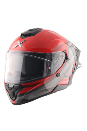 AXOR Brutale Surges Kask Black Red - Pinlock Dahil