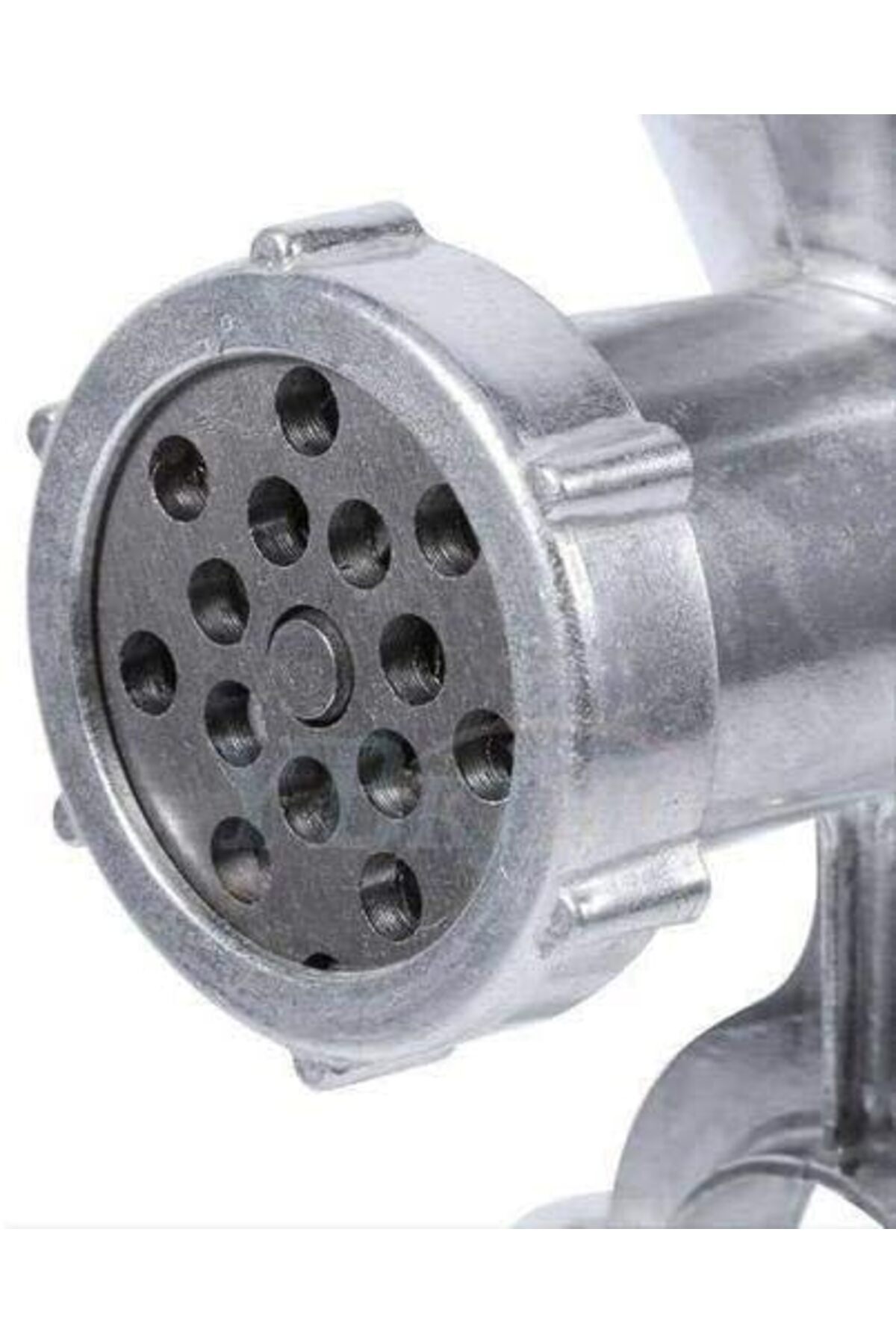 🥩 مفرمة لحم يدوية من سبائك الألومنيوم – متعددة الوظائف لصنع البرجر والنقانق – مقاس 10