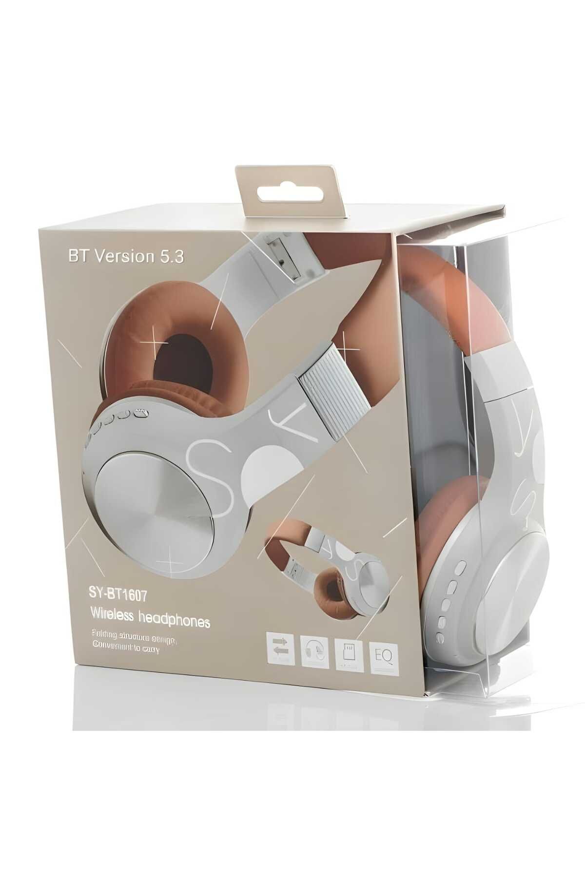 SY-SY-BT1607 Foldable Wireless Bluetooth 5.3 Headphones with Foldable Body Design and Comfortable Carrying 3