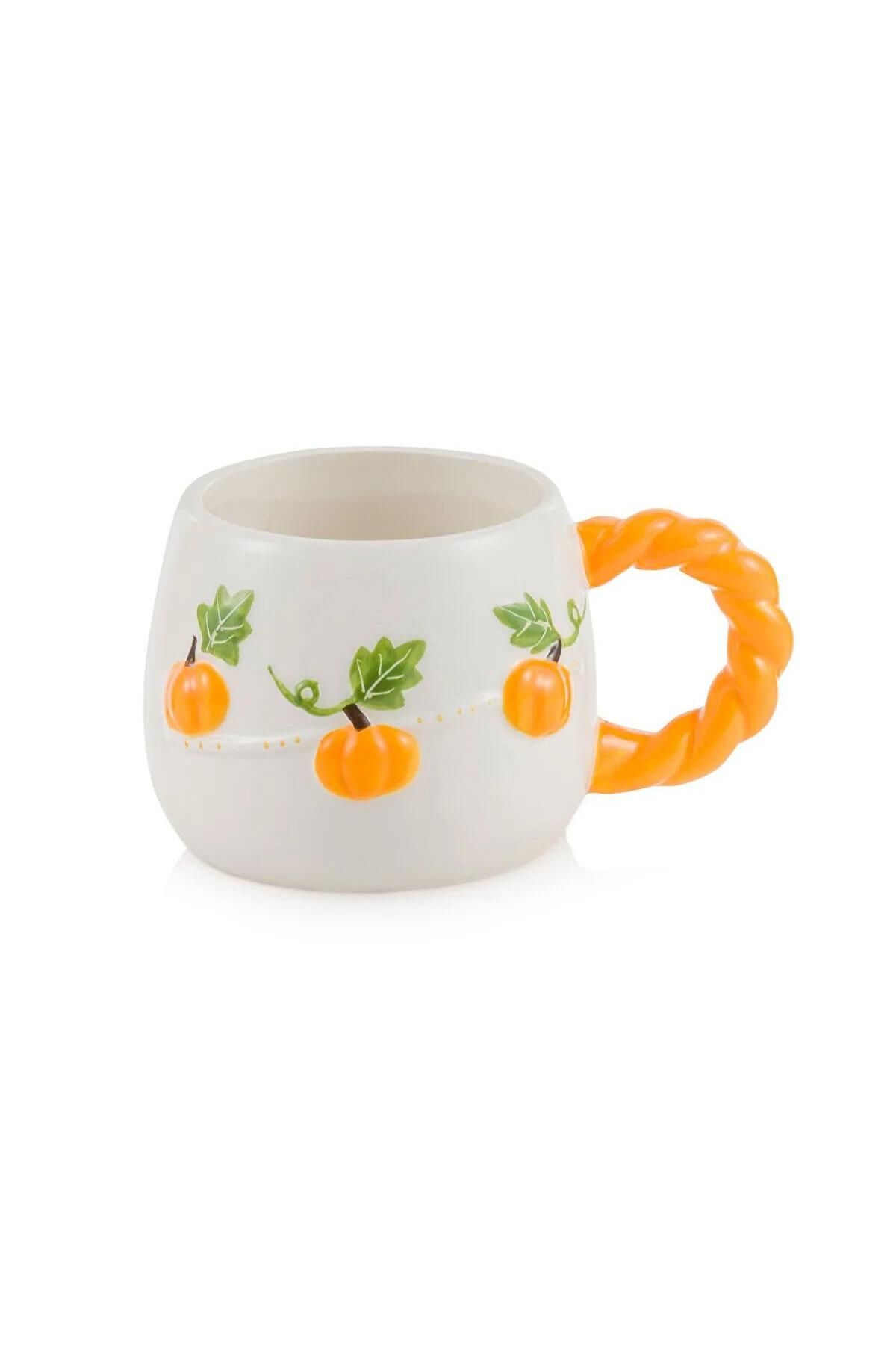 LC Waikiki-Lcw Home Mixed Printed Ceramic Mug 390 ml (W5) 5