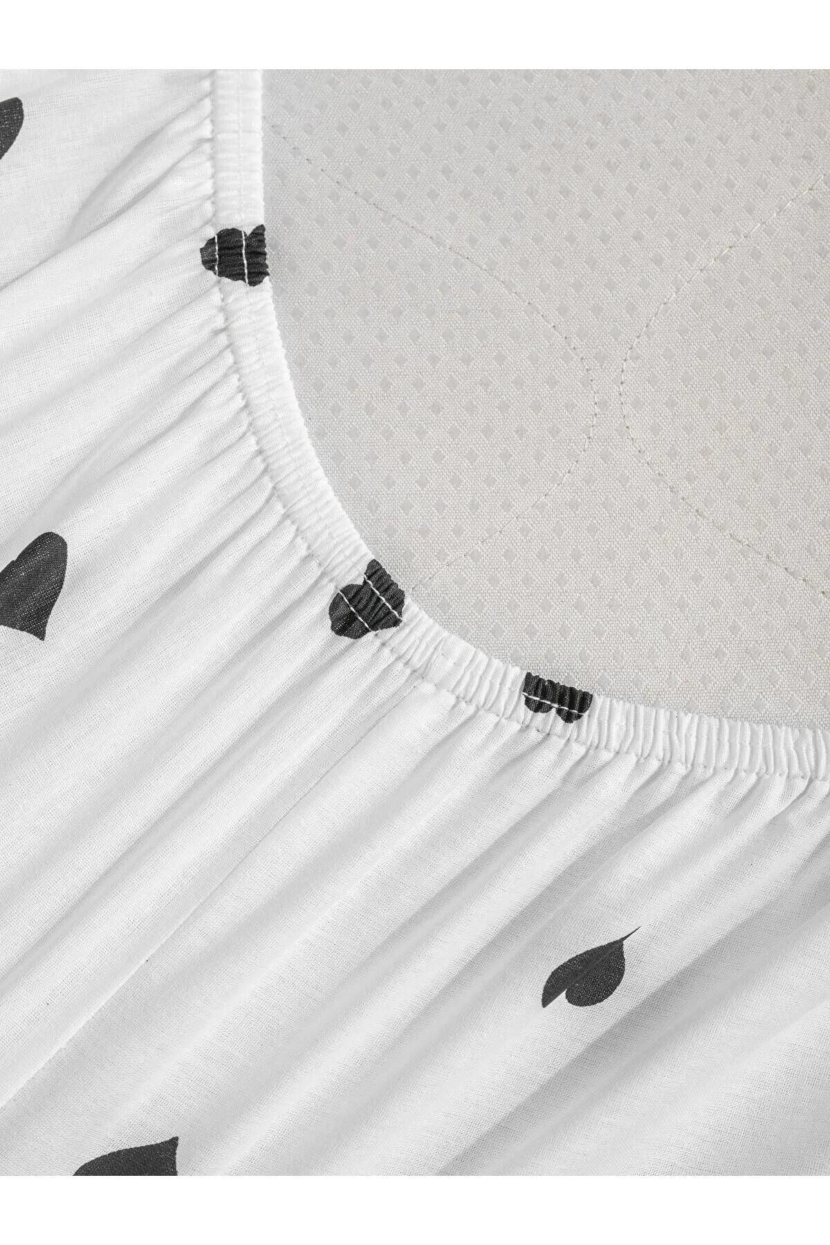 LC Waikiki-Lcw Home Heart Patterned Double Fitted Sheet (W5) 4