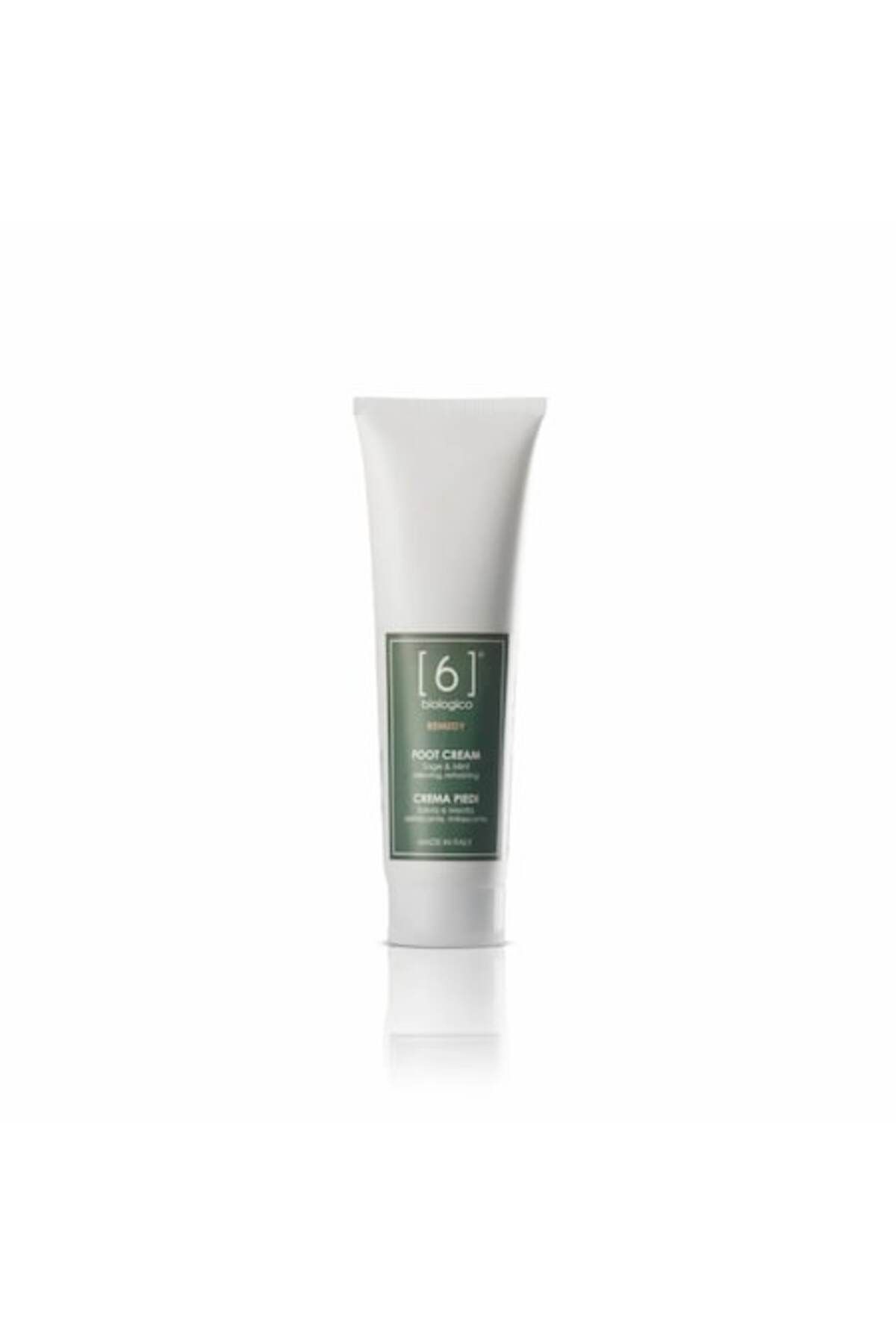 6biologico-Foot cream with sage and mint 100 ml - soothing and refreshing effect 1
