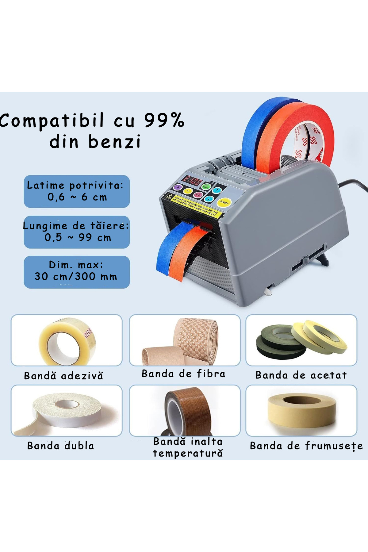 WePro Store-Distribuitor automat de bandă, mod dual, presetat sau ciclic, cu ecran LED 2