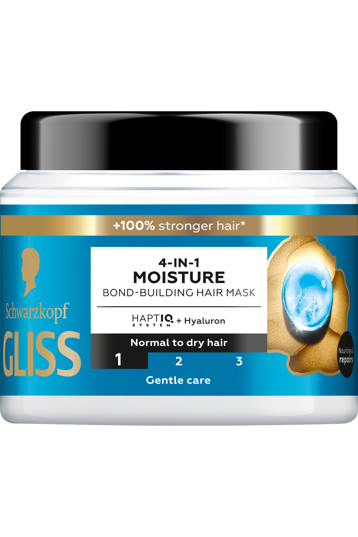 Gliss SCHWARZKOPF Gliss TRT Aqua Revive 4in1 mască de păr întăritoare 400 ml