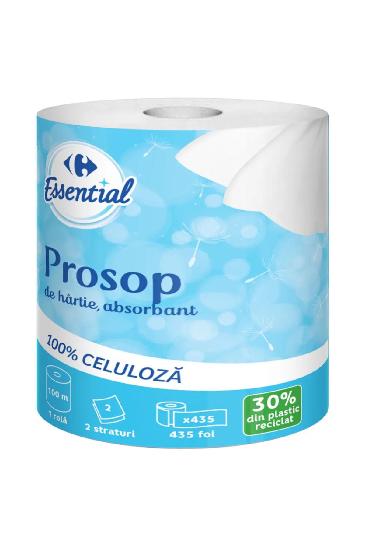 Carrefour Essential Prosop hartie monorola, Carrefour Essential, 2 straturi, ...