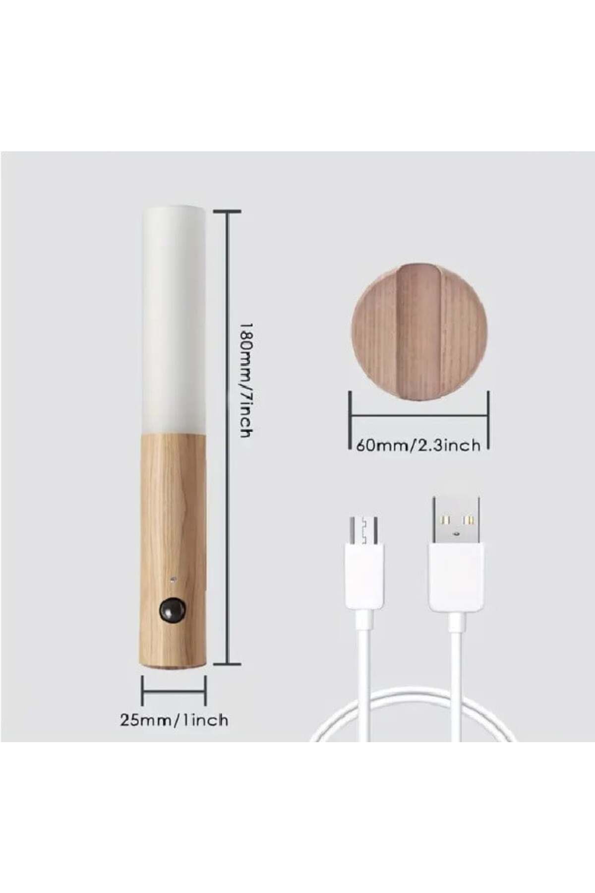 eR D L-Smart lamp with magnet, removable,with motion sensor, rechargeable via USB 2