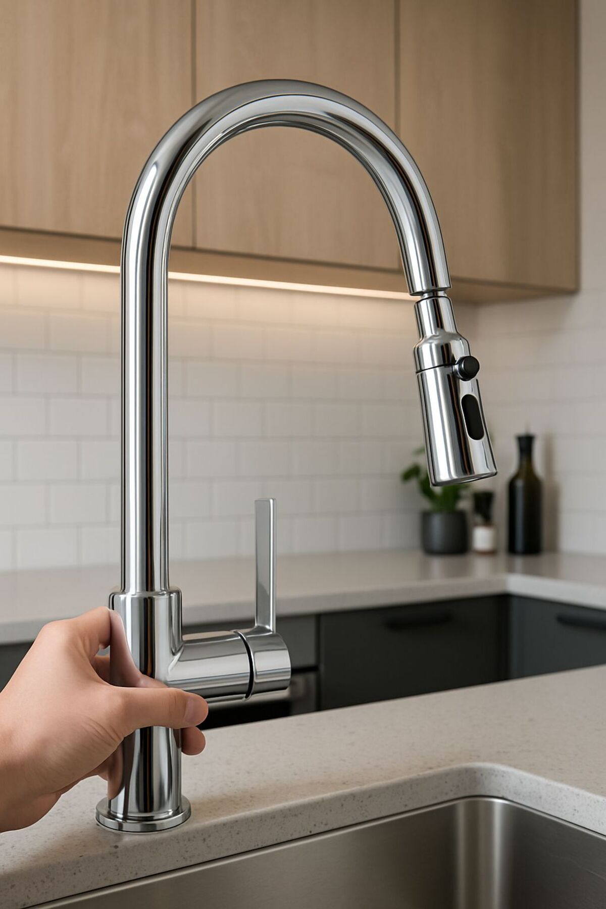RUDİS-Modern Sink Faucet with Three Way, Both Purification Output and Spiral 1