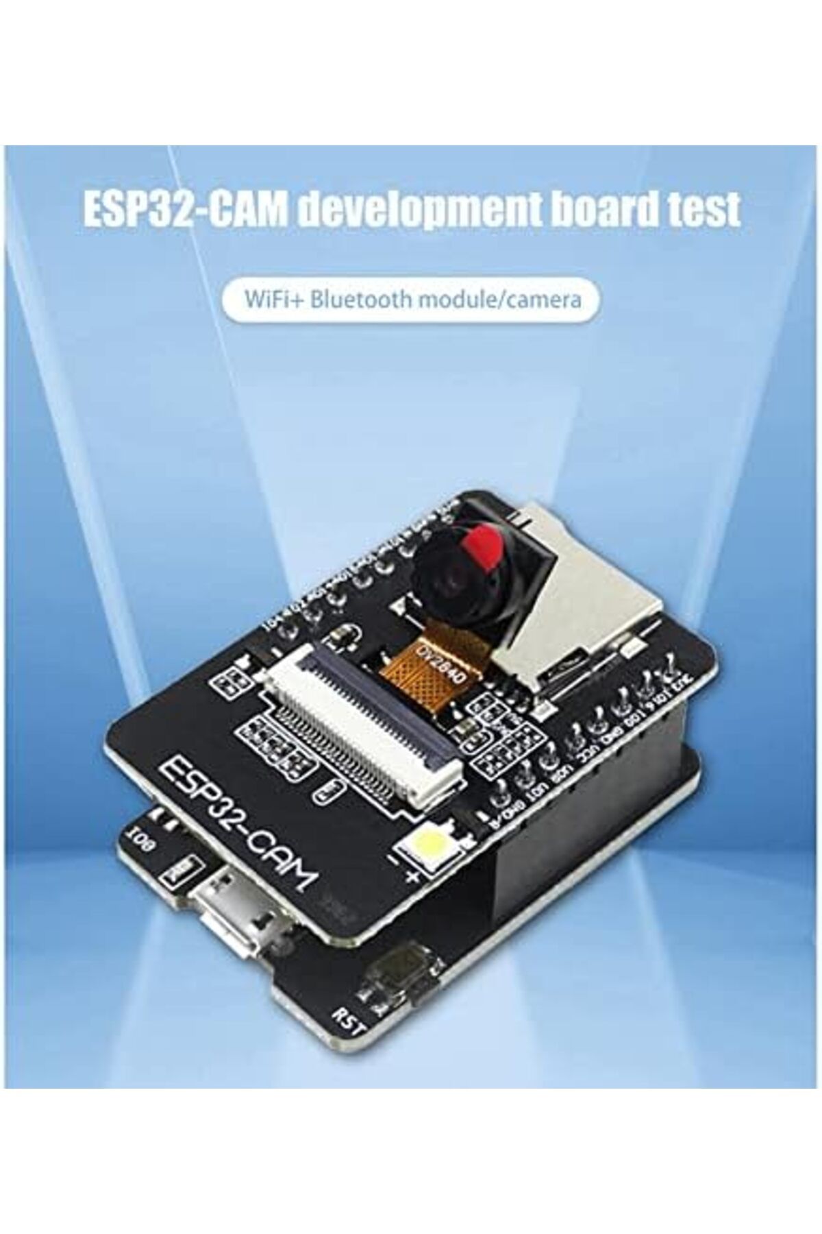 ESP-لوحة تطوير كاميرا Hevfdehy ESP32-CAM + وحدة كاميرا OV2640 4