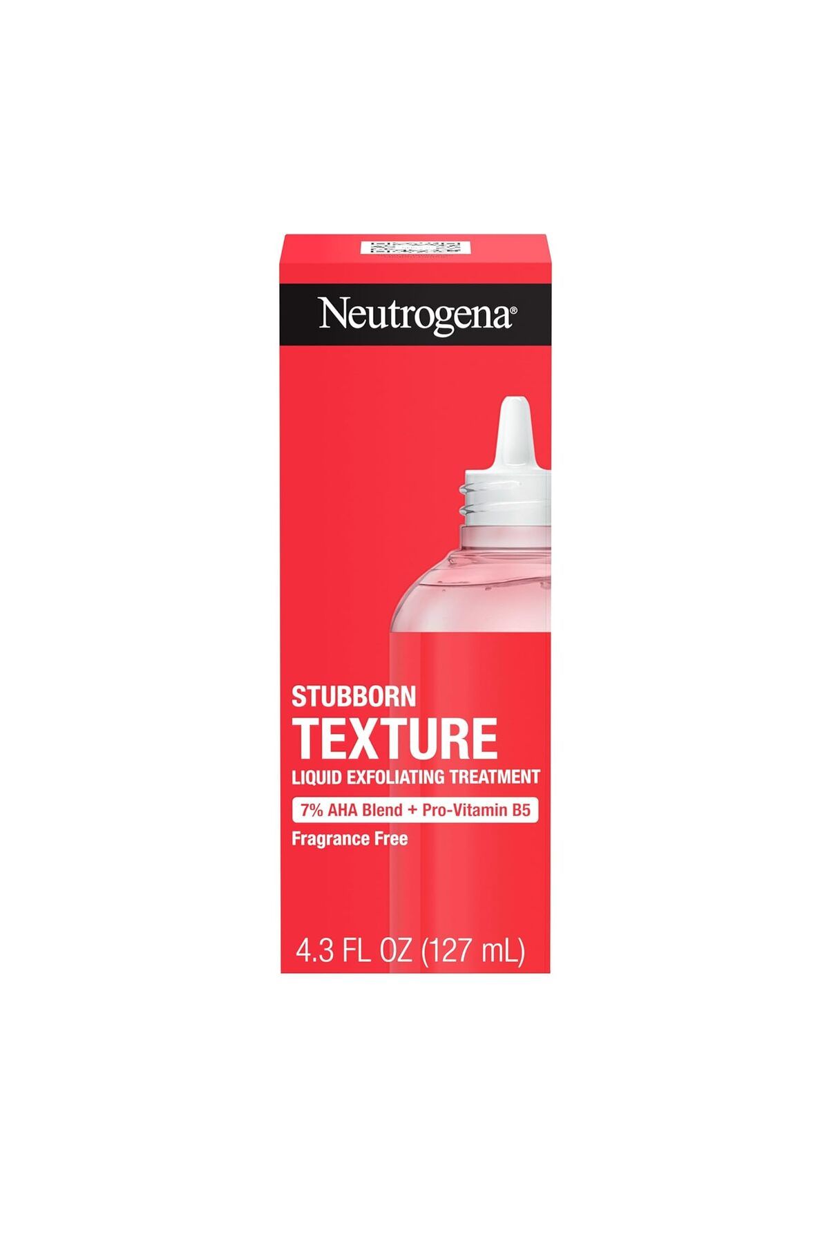 Neutrogena-Stubborn Texture Liquid Exfoliant with 7% AHA Blend & Pro-Vitamin B5 Fragrance Free,127 ml. Clear 1