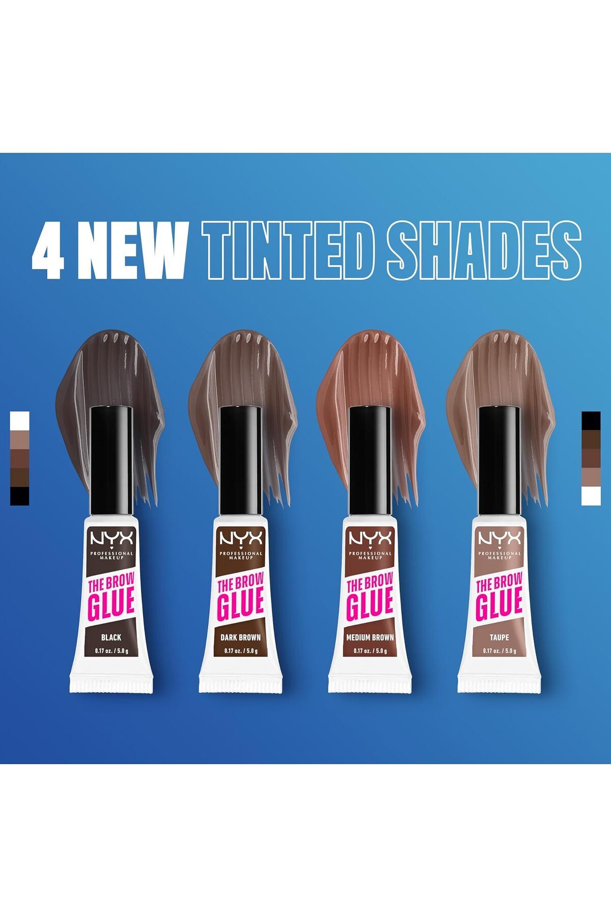 NYX-The Brow Glow Instant Brow Styling Gel, Dark Brown 4