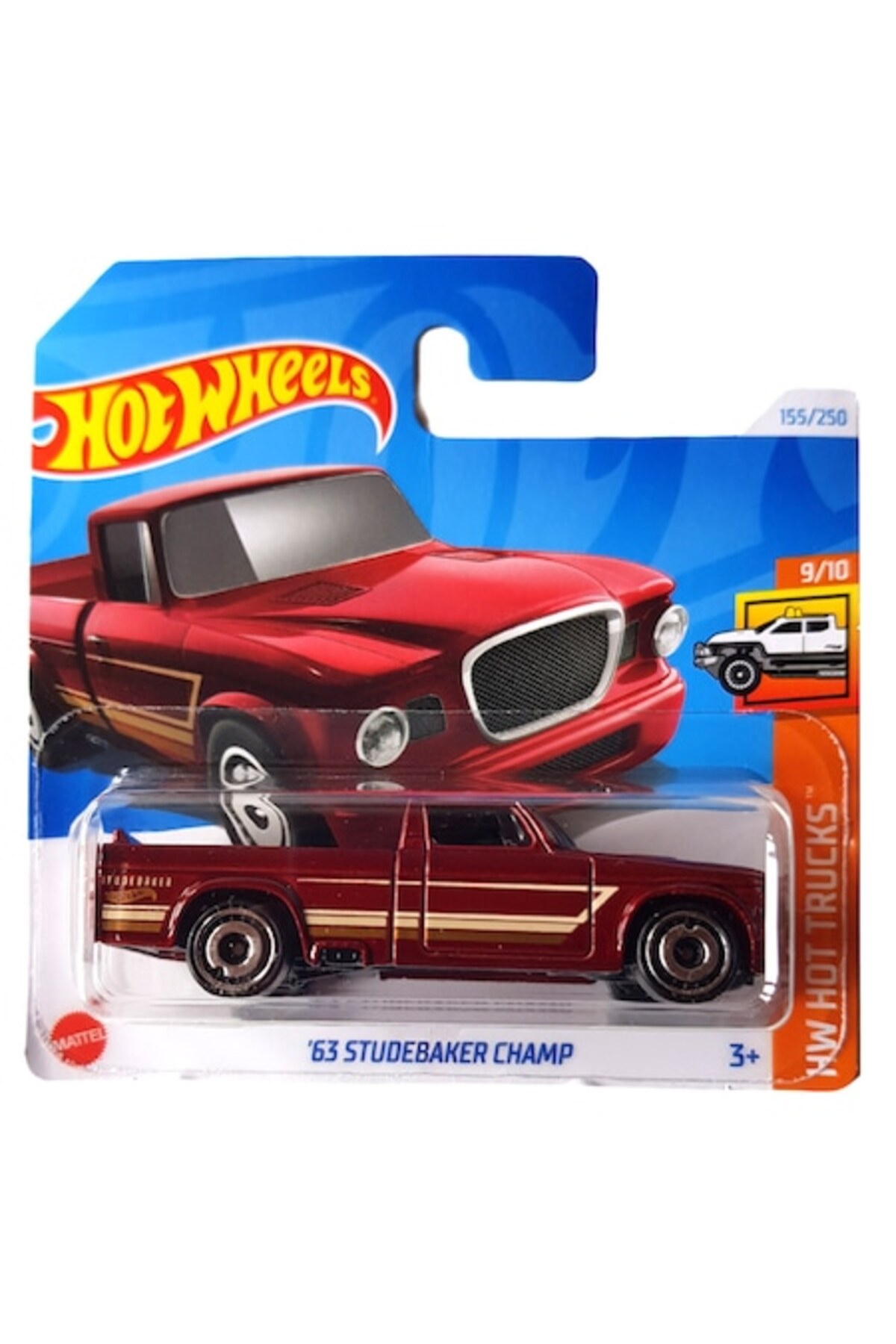 Masinuta metalica Hot Wheels, '63 Studebaker Champ, 1:64